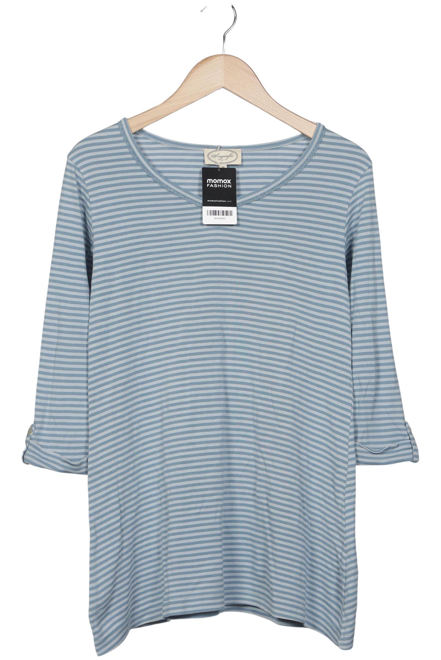 

Sorgenfri Sylt Damen Langarmshirt, hellblau, Gr. 38