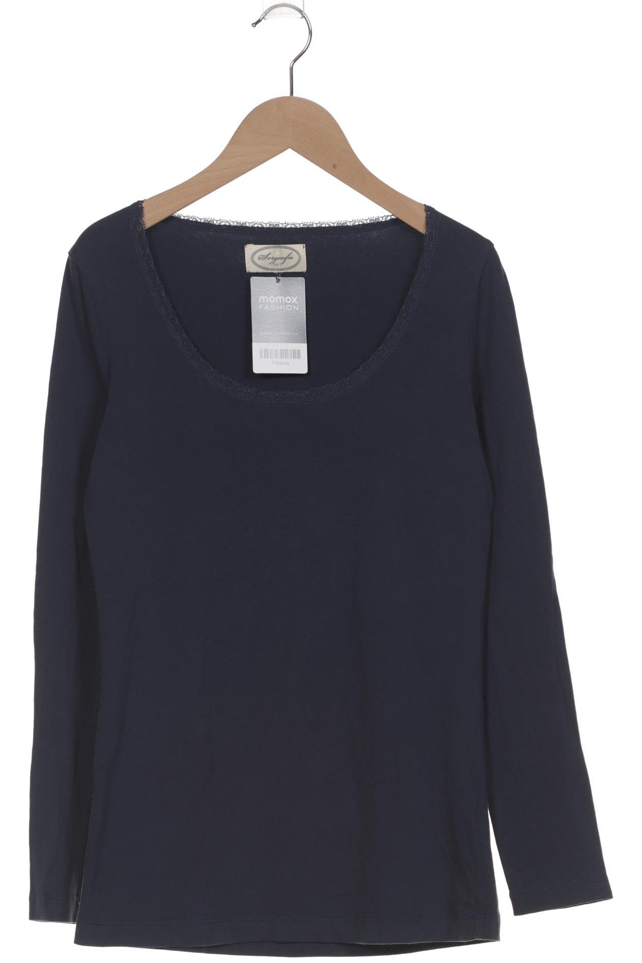 

Sorgenfri Sylt Damen Langarmshirt, marineblau, Gr. 34
