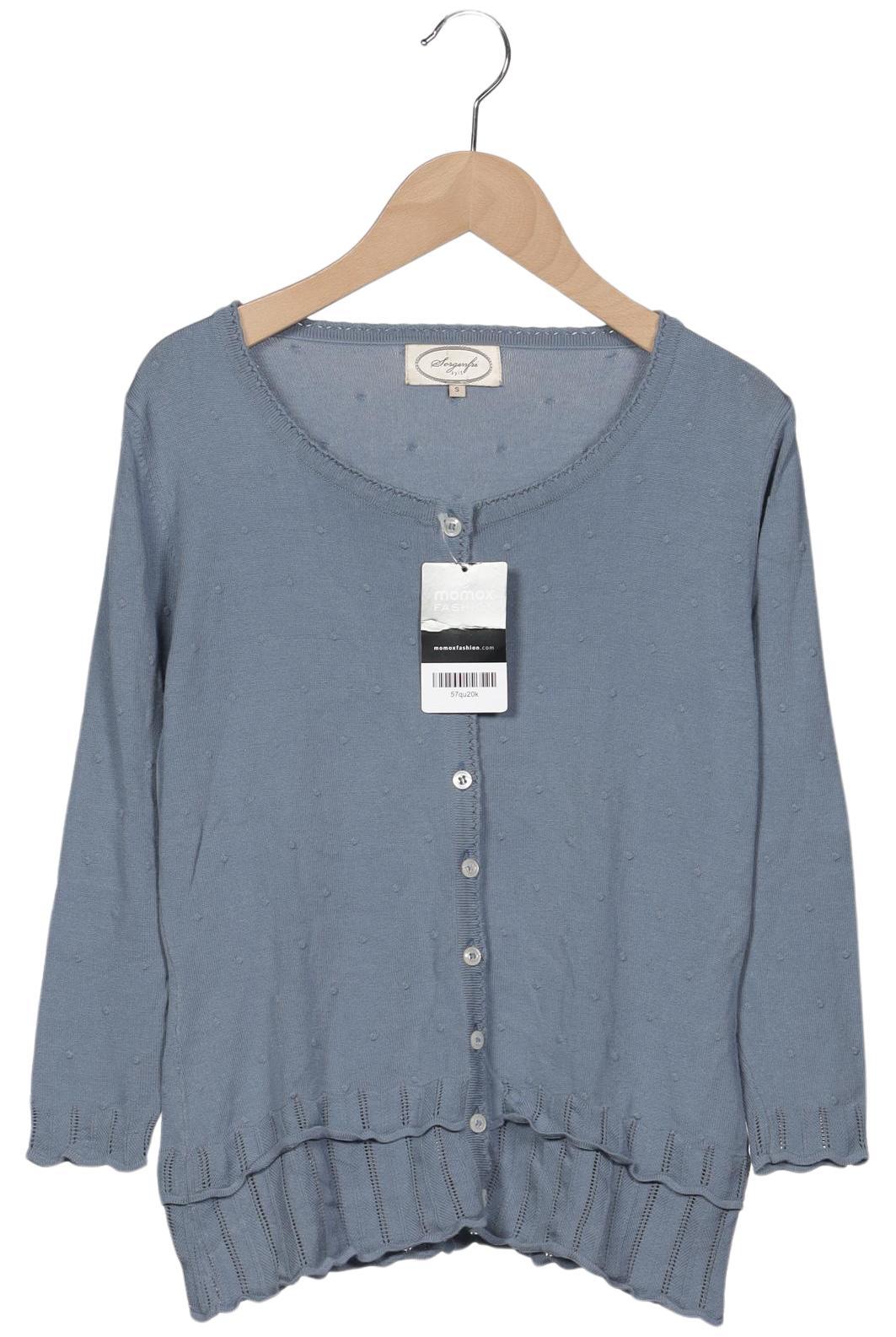 

Sorgenfri Sylt Damen Strickjacke, blau, Gr. 36