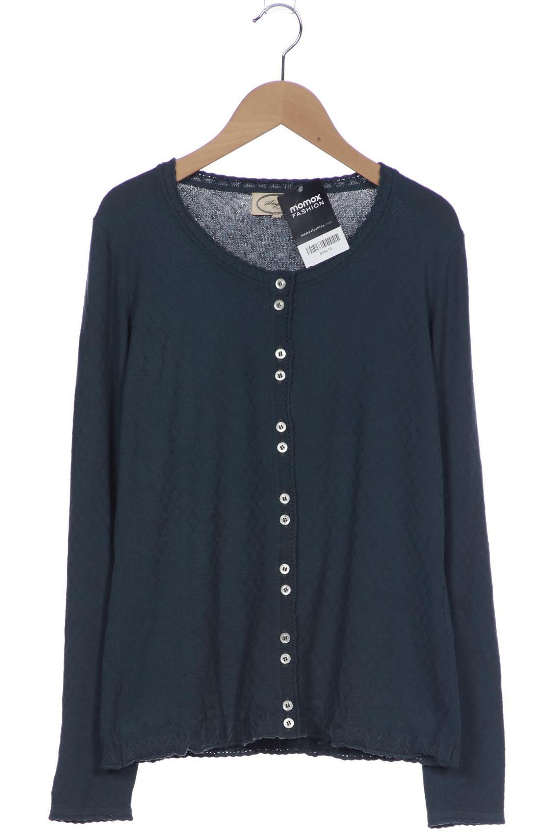 

Sorgenfri Sylt Damen Strickjacke, türkis, Gr. 38