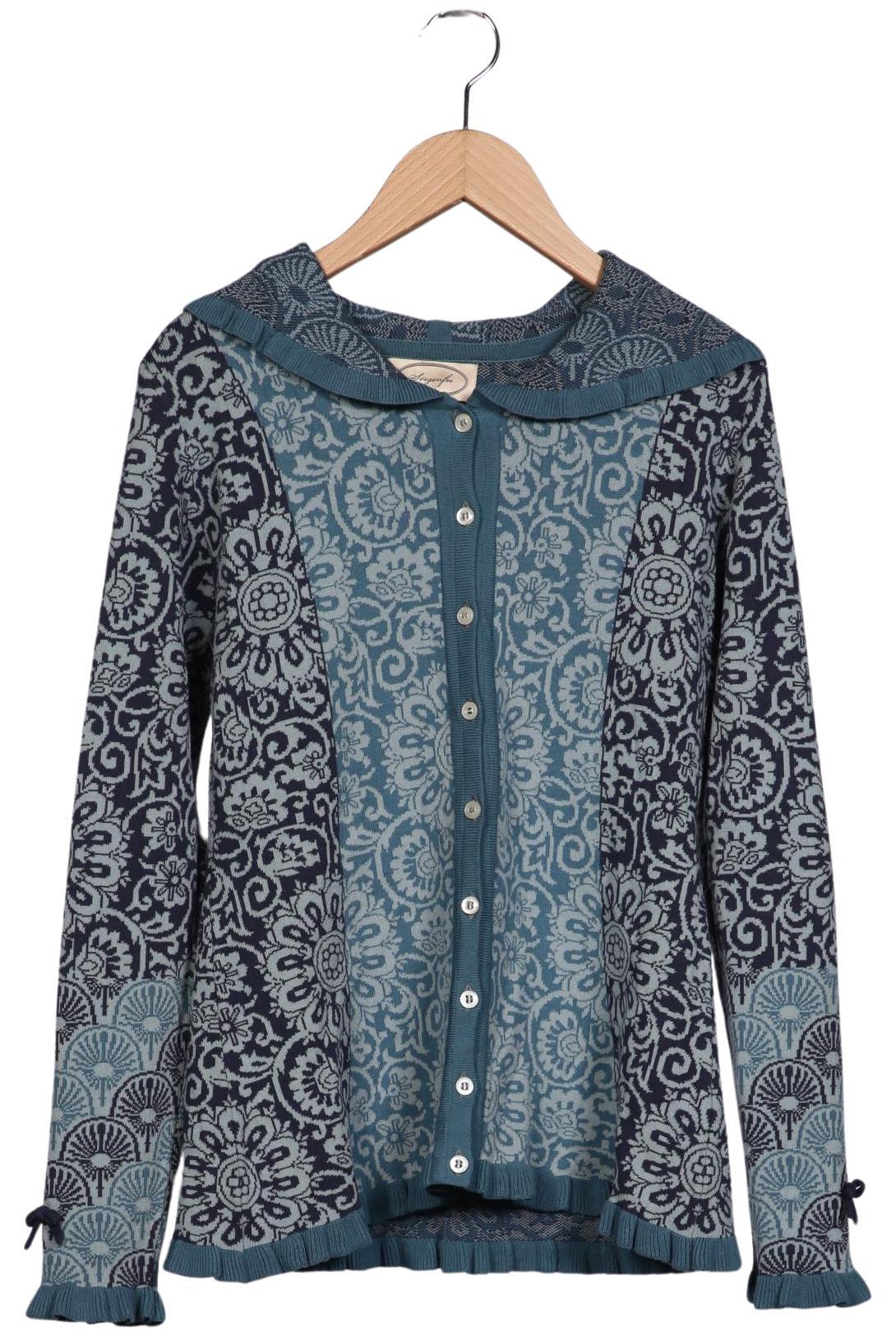 

Sorgenfri Sylt Damen Strickjacke, blau, Gr. 34