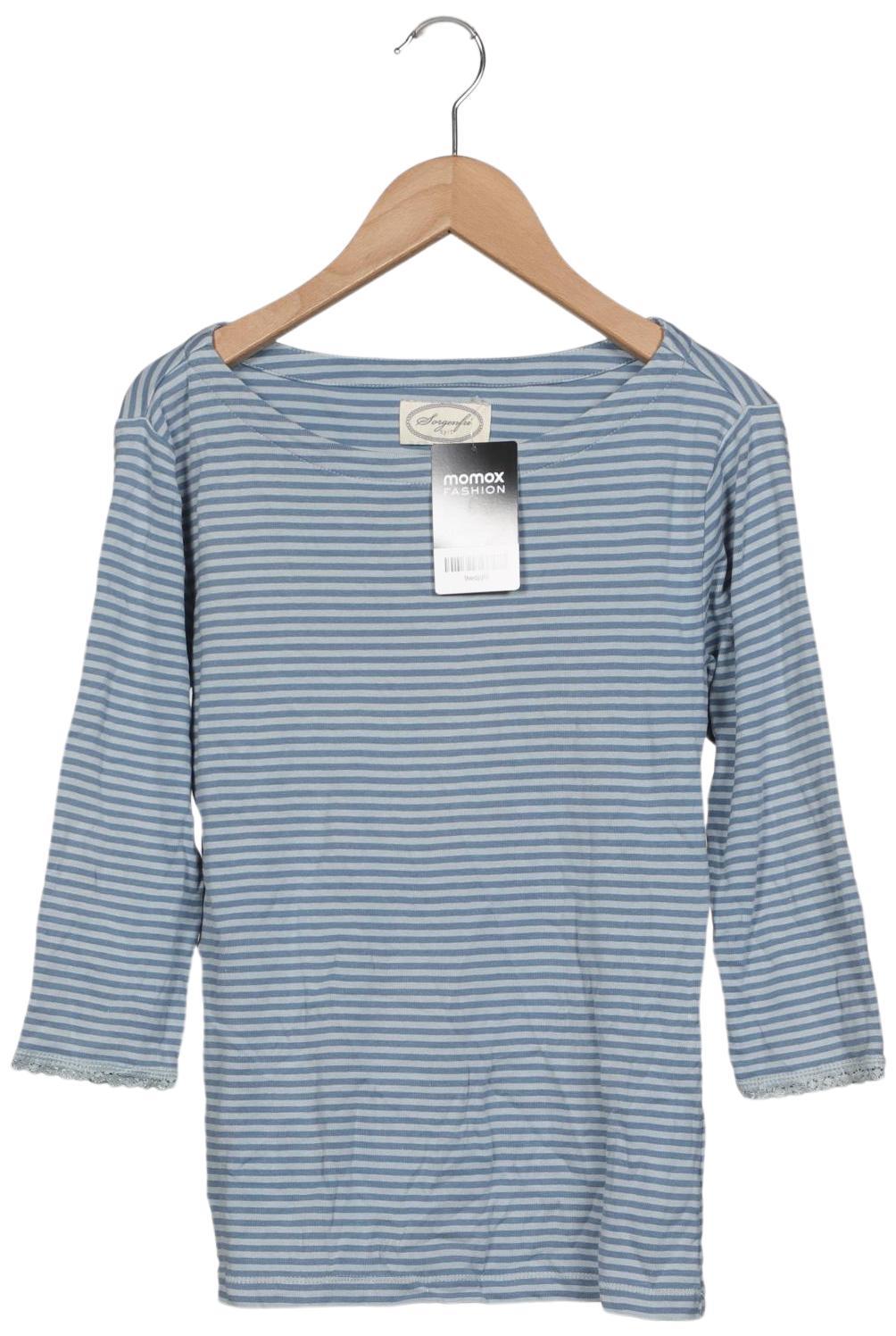 

Sorgenfri Sylt Damen Langarmshirt, hellblau, Gr. 34