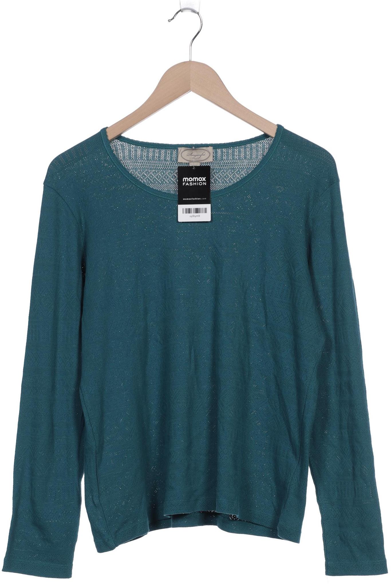 

Sorgenfri Sylt Damen Langarmshirt, türkis, Gr. 46