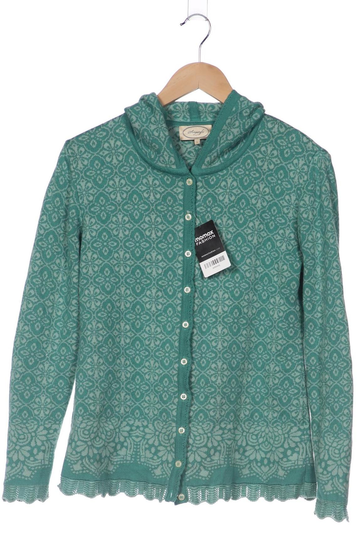 

Sorgenfri Sylt Damen Strickjacke, grün, Gr. 42