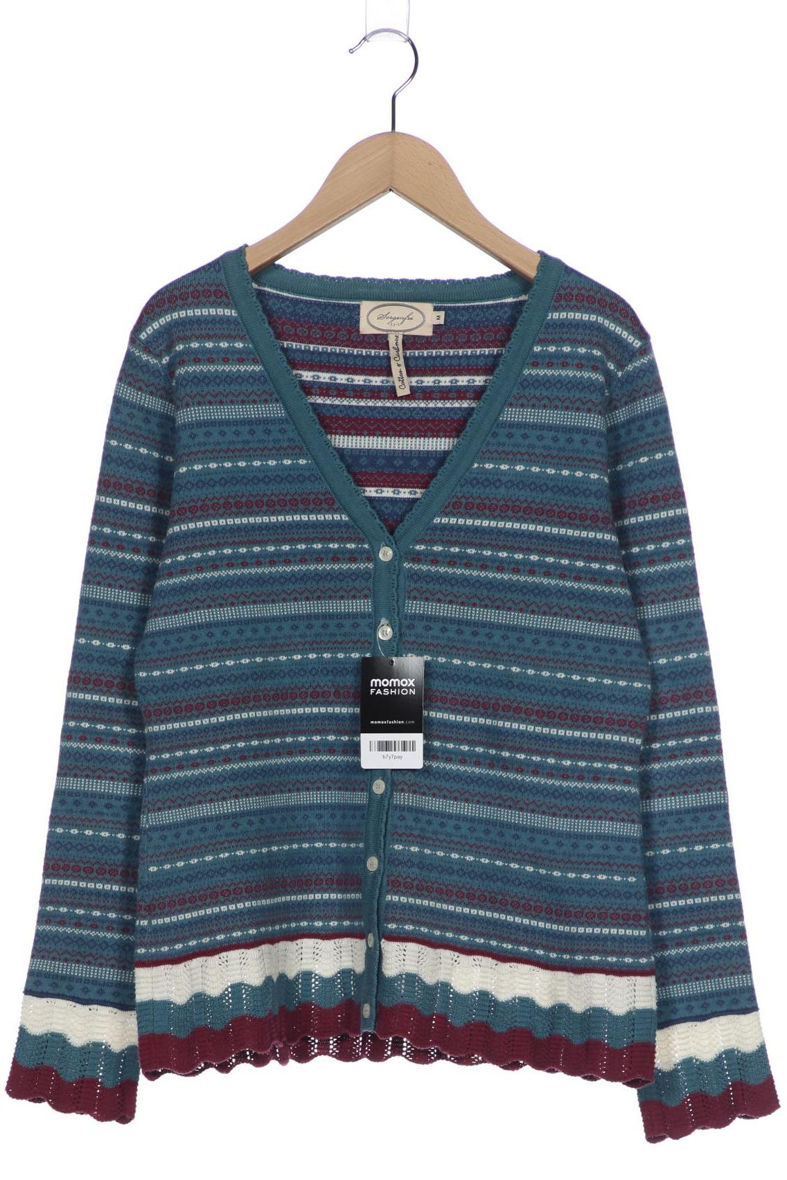 

Sorgenfri Sylt Damen Strickjacke, türkis, Gr. 38