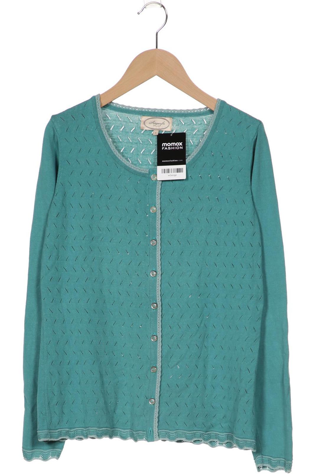 

Sorgenfri Sylt Damen Strickjacke, türkis, Gr. 36