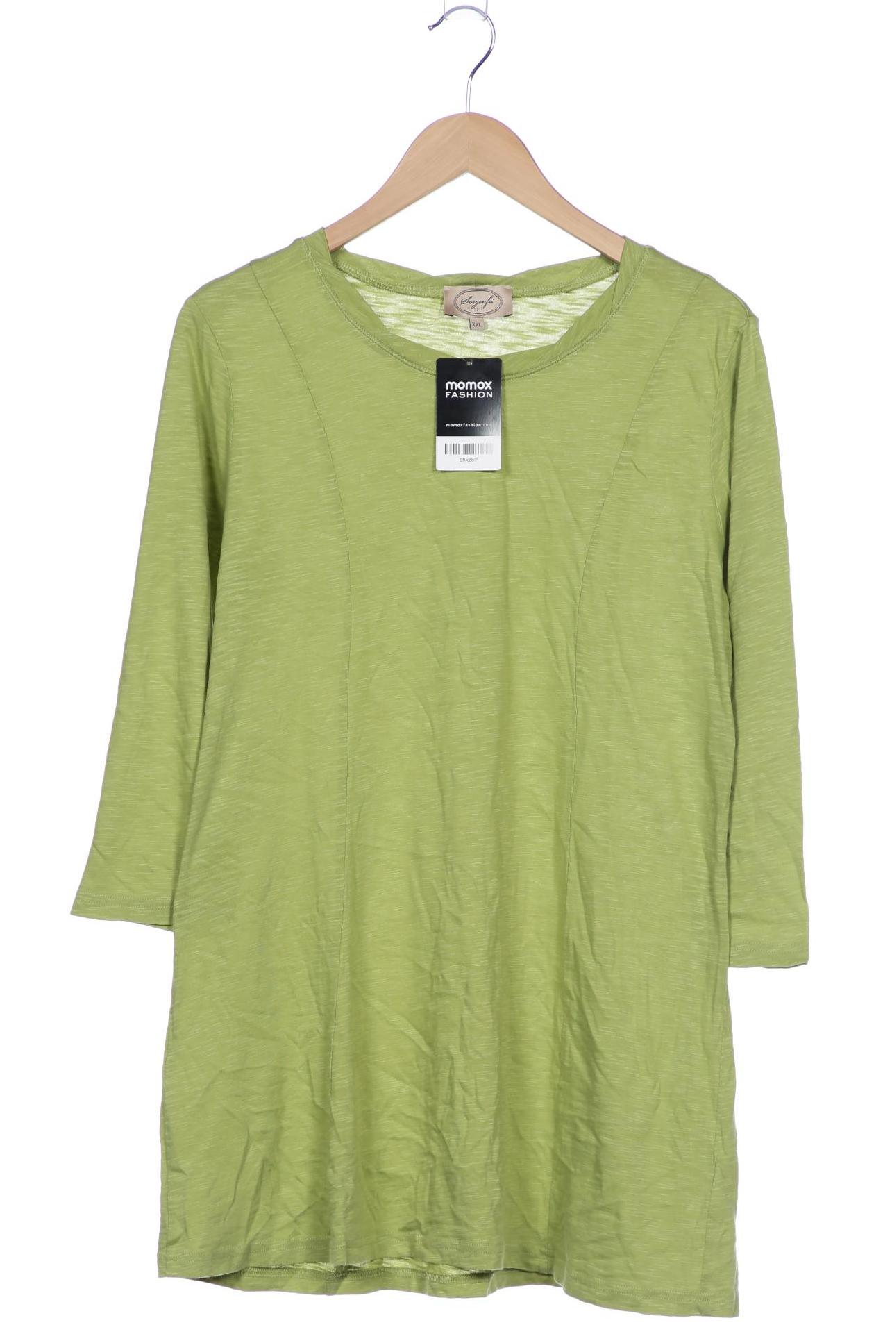 

Sorgenfri Sylt Damen Langarmshirt, hellgrün, Gr. 46
