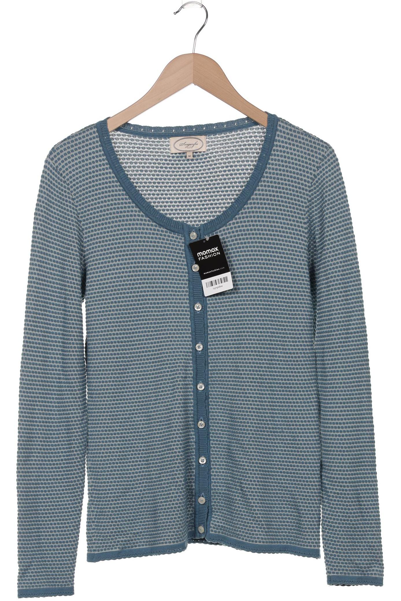 

Sorgenfri Sylt Damen Strickjacke, blau, Gr. 38