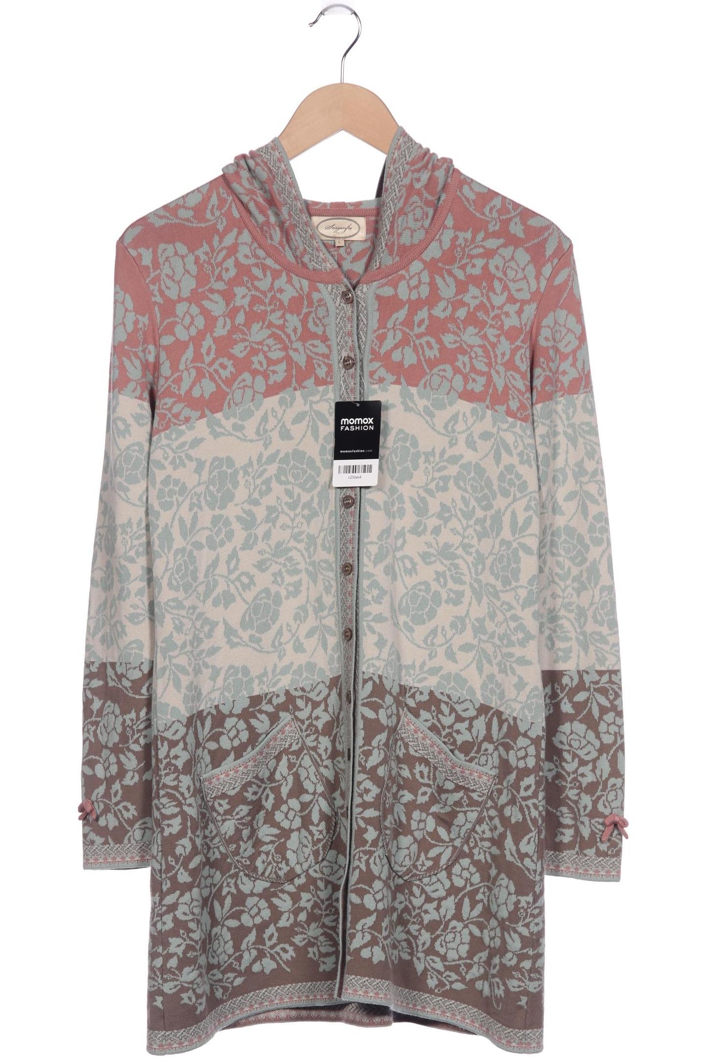 

Sorgenfri Sylt Damen Strickjacke, türkis, Gr. 42