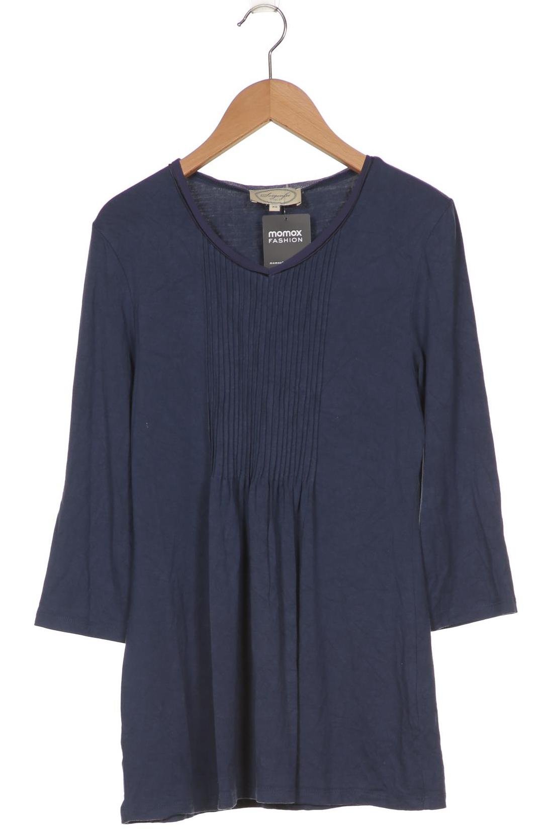 

Sorgenfri Sylt Damen Langarmshirt, marineblau, Gr. 34