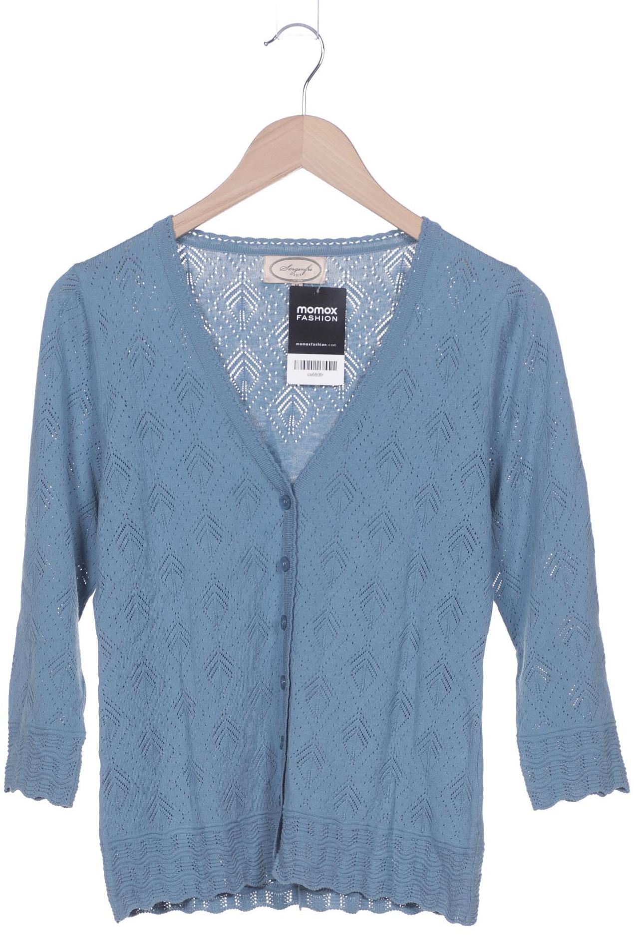 

Sorgenfri Sylt Damen Strickjacke, blau, Gr. 38