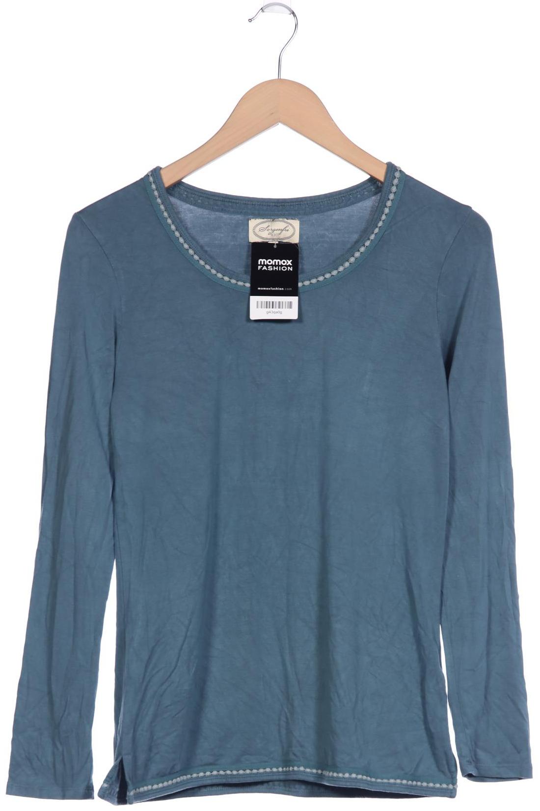 

Sorgenfri Sylt Damen Langarmshirt, türkis, Gr. 42