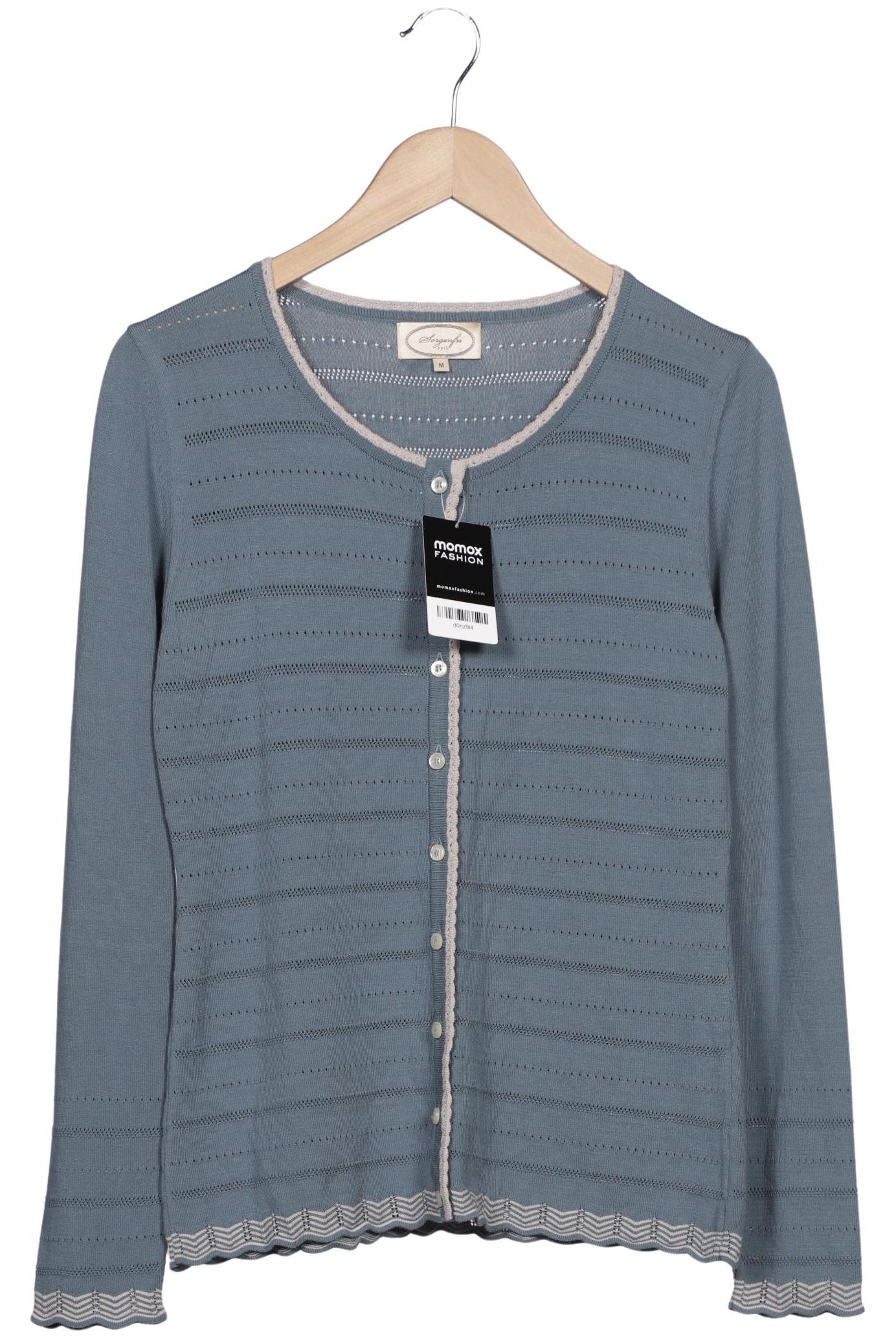 

Sorgenfri Sylt Damen Strickjacke, hellblau, Gr. 38