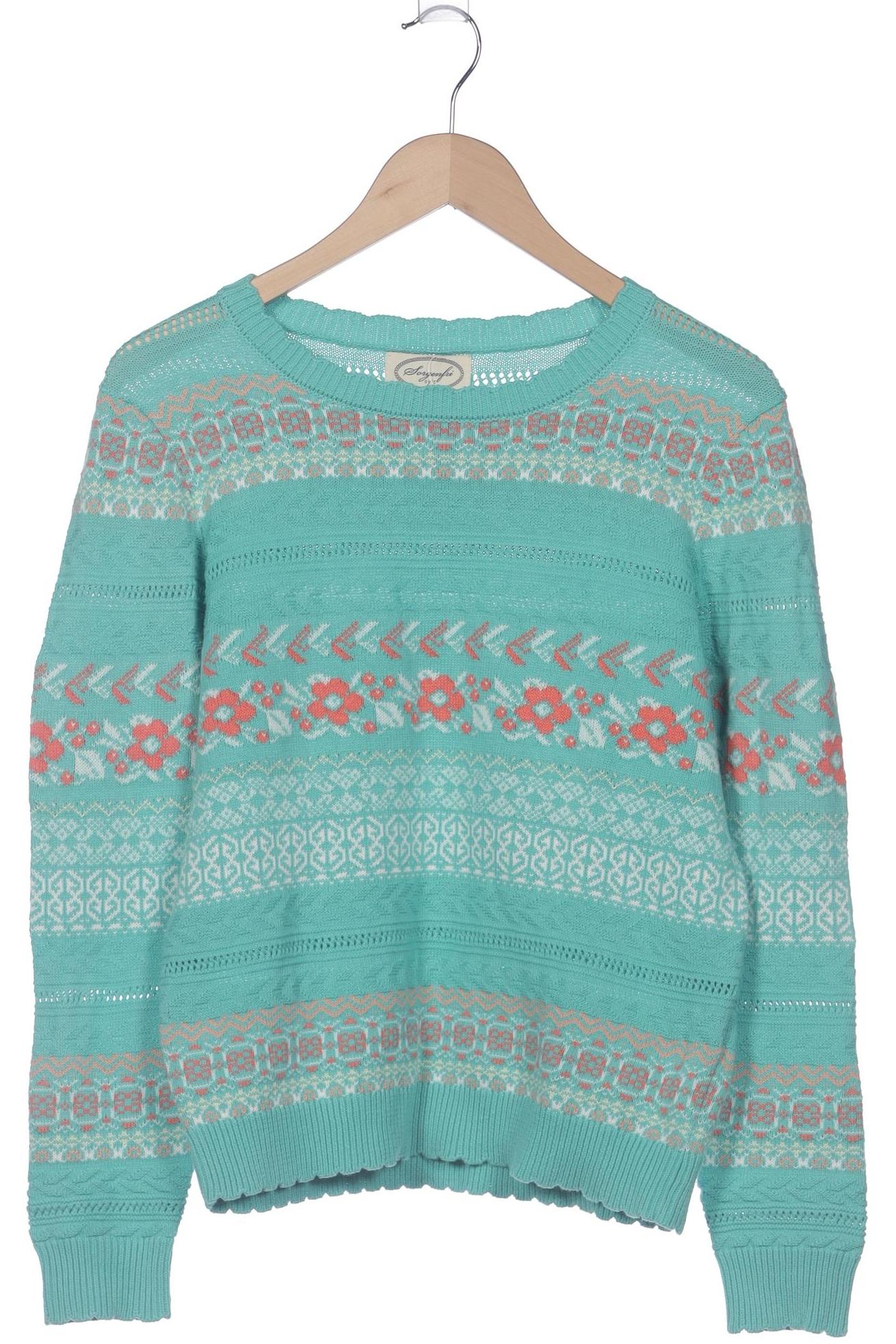 

Sorgenfri Sylt Damen Pullover, türkis, Gr. 38