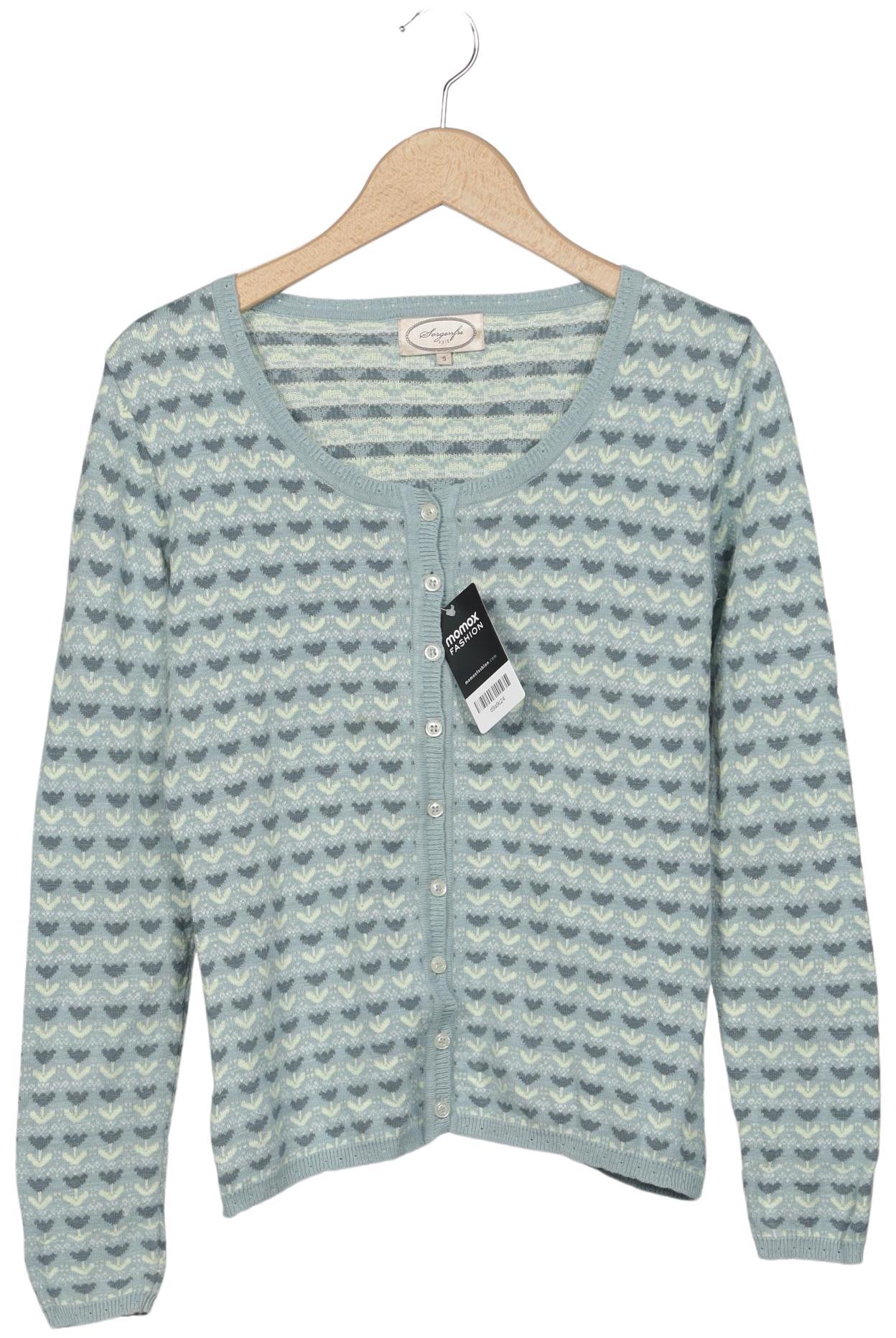 

Sorgenfri Sylt Damen Strickjacke, hellblau, Gr. 36