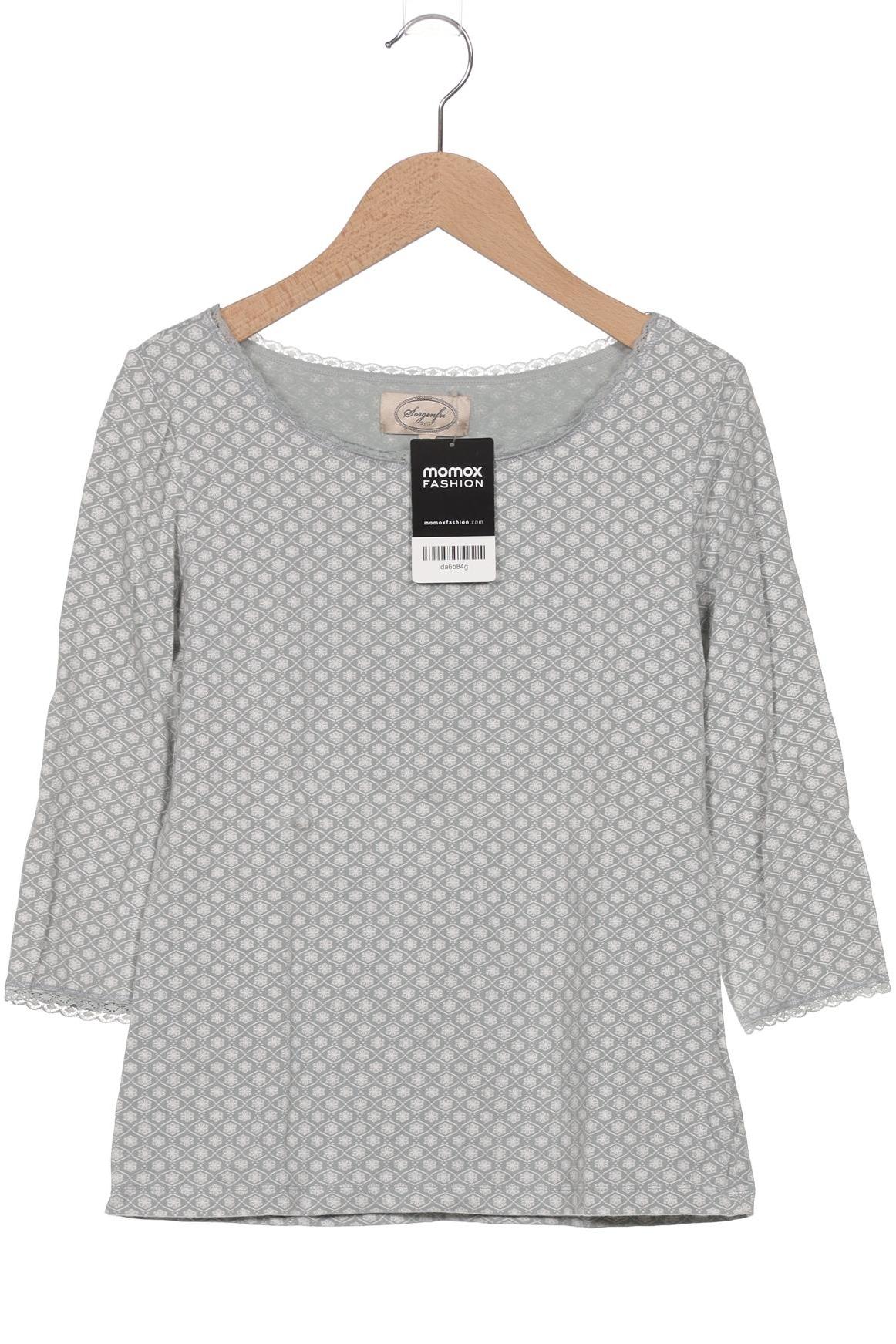 

Sorgenfri Sylt Damen Langarmshirt, hellgrün, Gr. 34