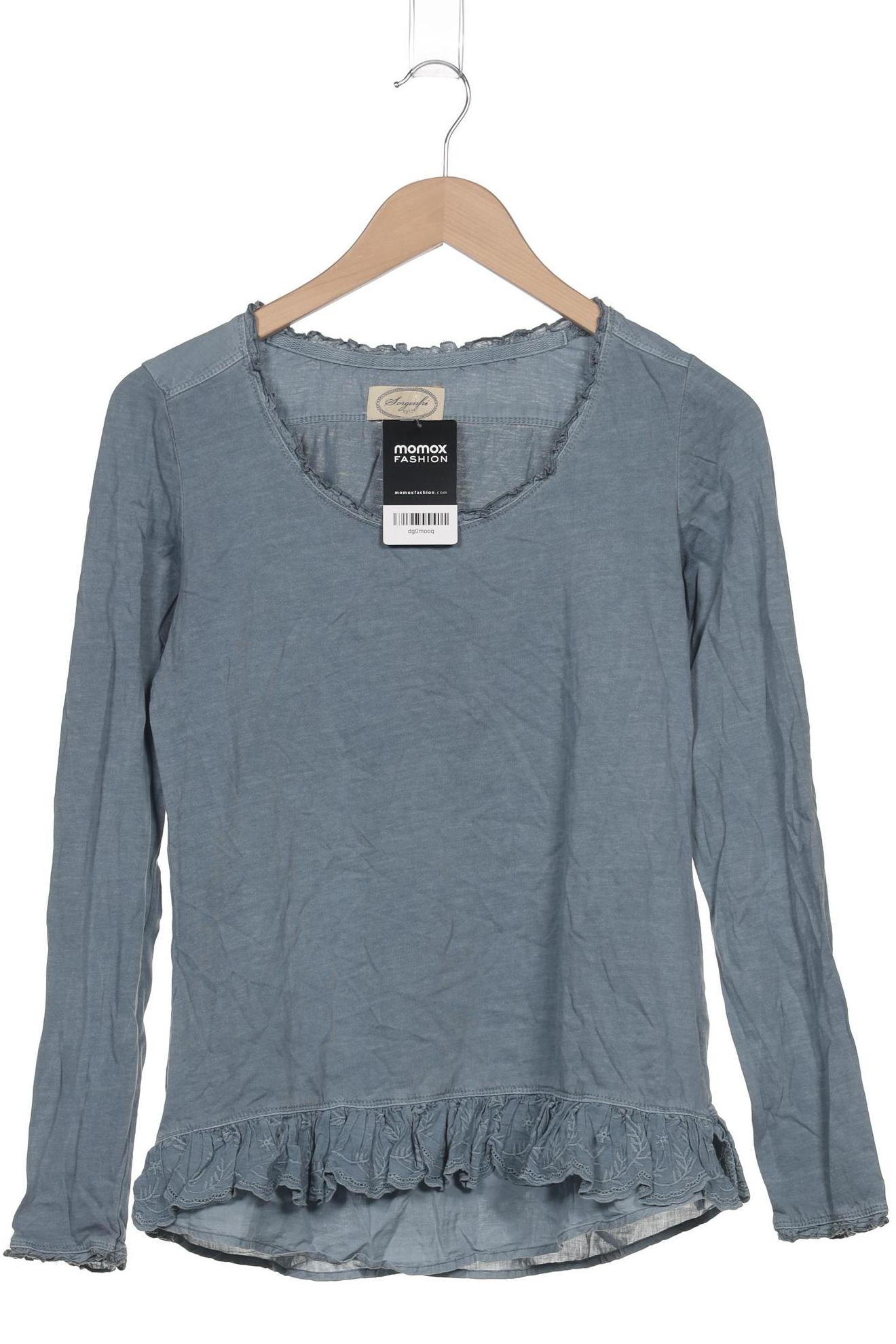 

Sorgenfri Sylt Damen Langarmshirt, blau, Gr. 36