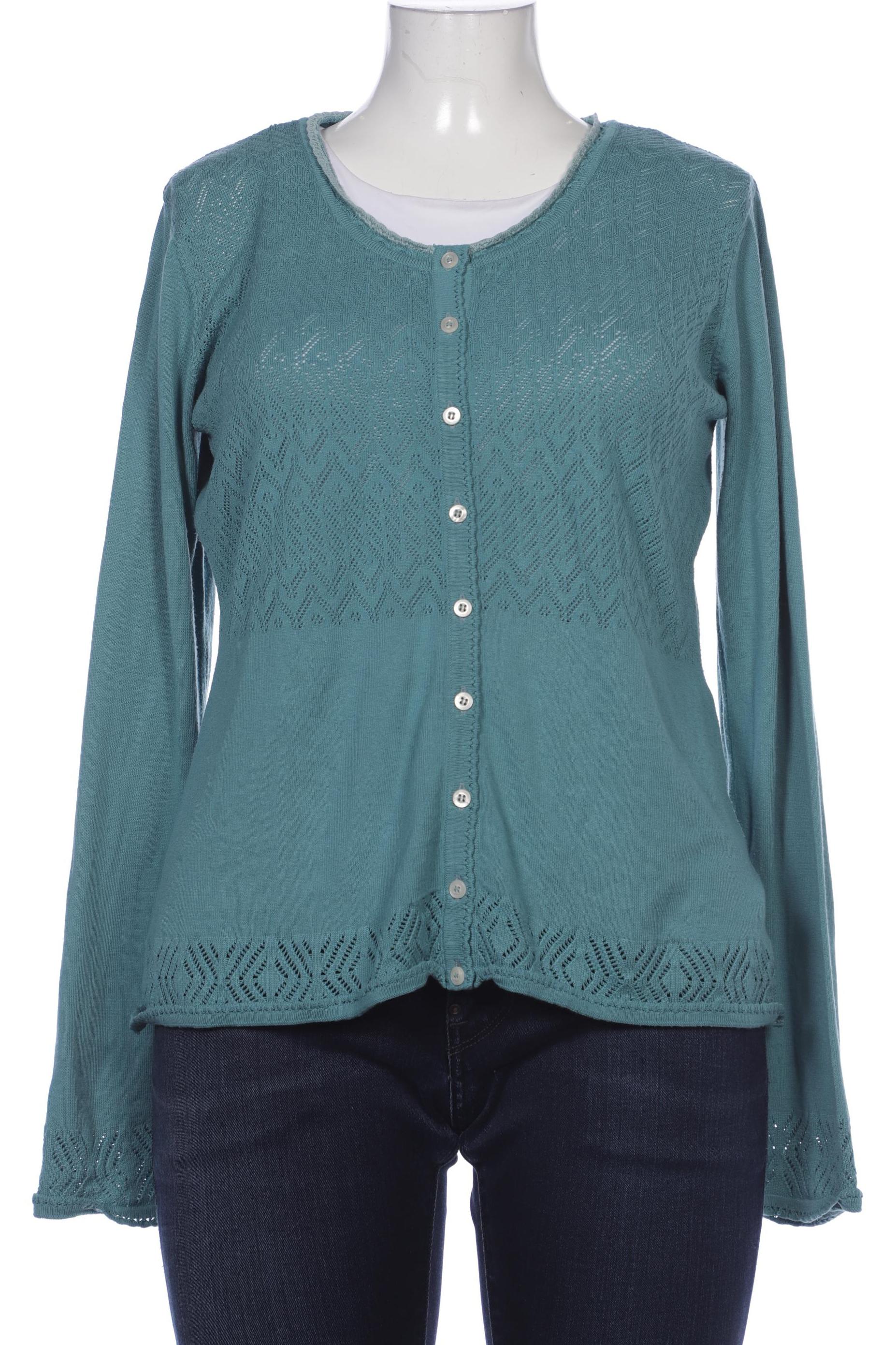 

Sorgenfri Sylt Damen Strickjacke, türkis, Gr. 46