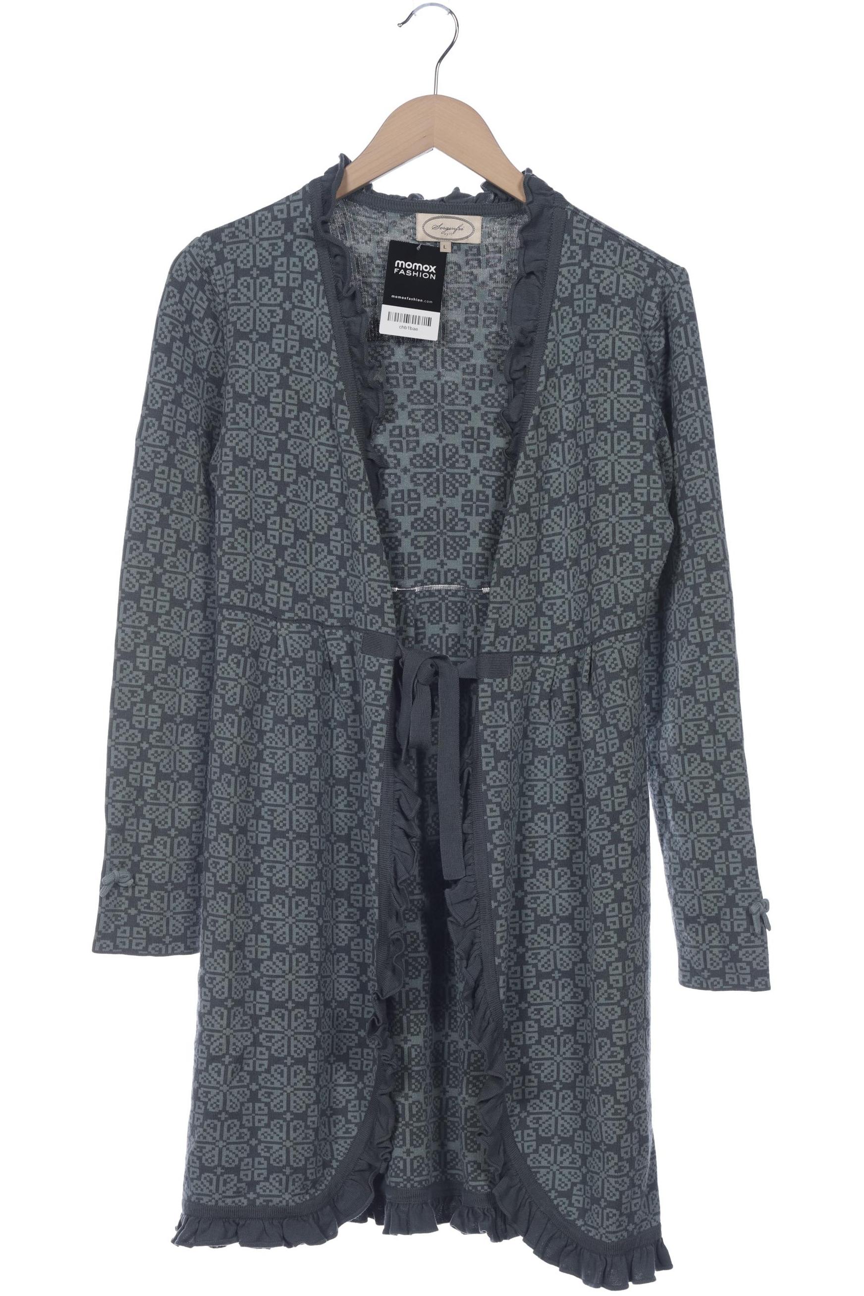 

Sorgenfri Sylt Damen Strickjacke, blau, Gr. 42