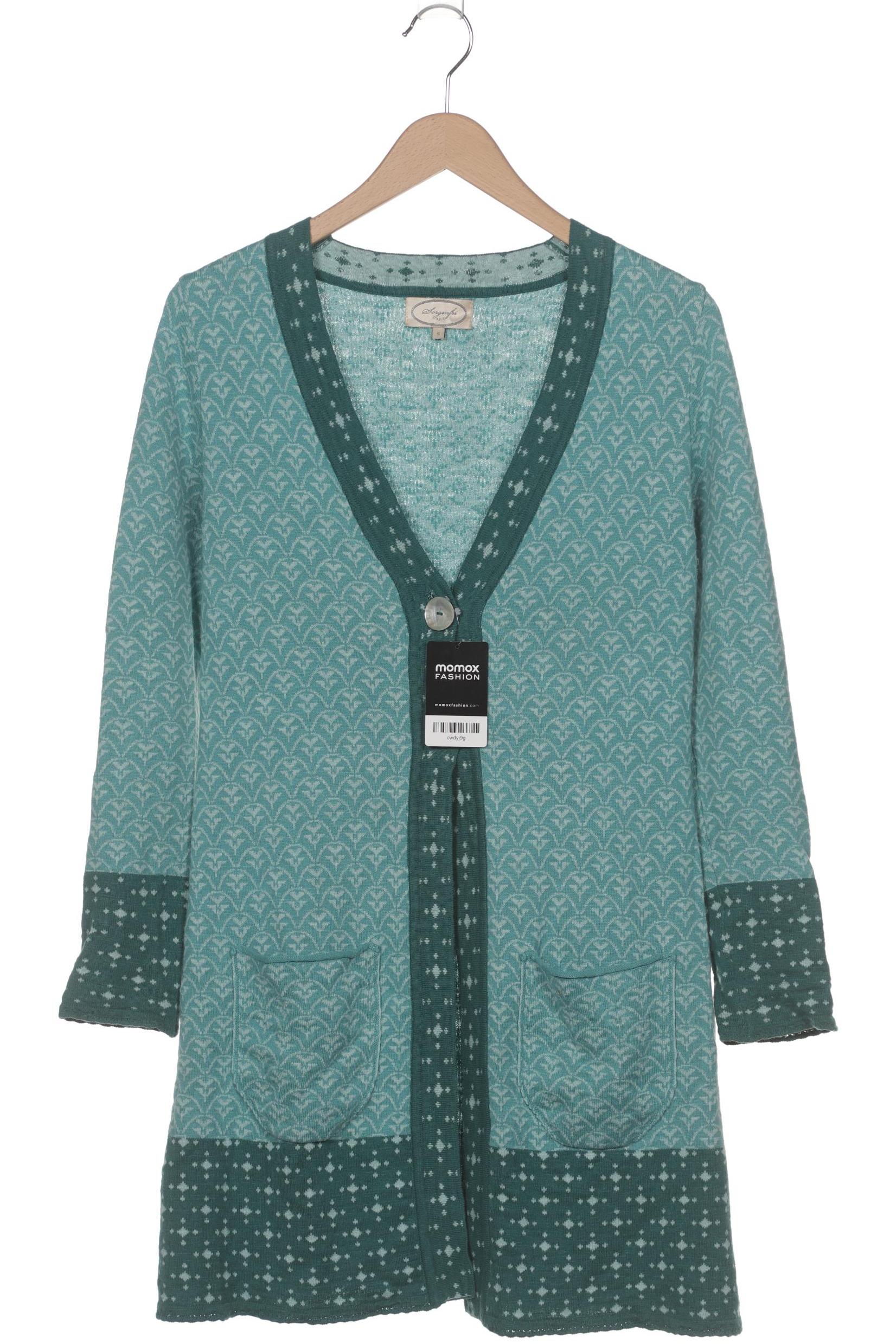 

Sorgenfri Sylt Damen Strickjacke, türkis, Gr. 36