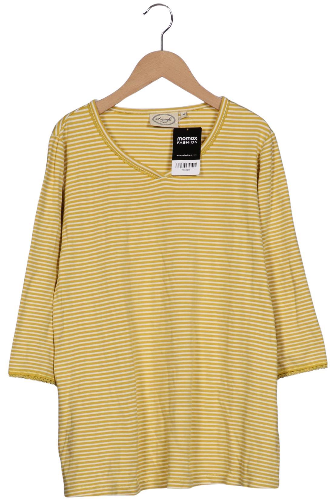 

Sorgenfri Sylt Damen Langarmshirt, gelb, Gr. 38