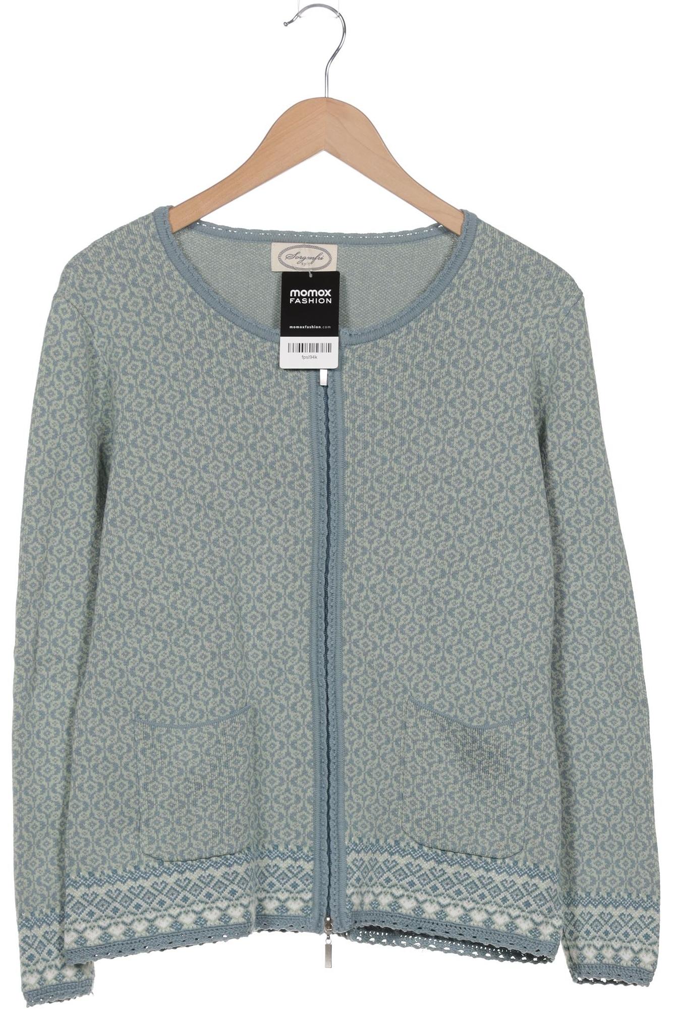 

Sorgenfri Sylt Damen Strickjacke, hellgrün, Gr. 44