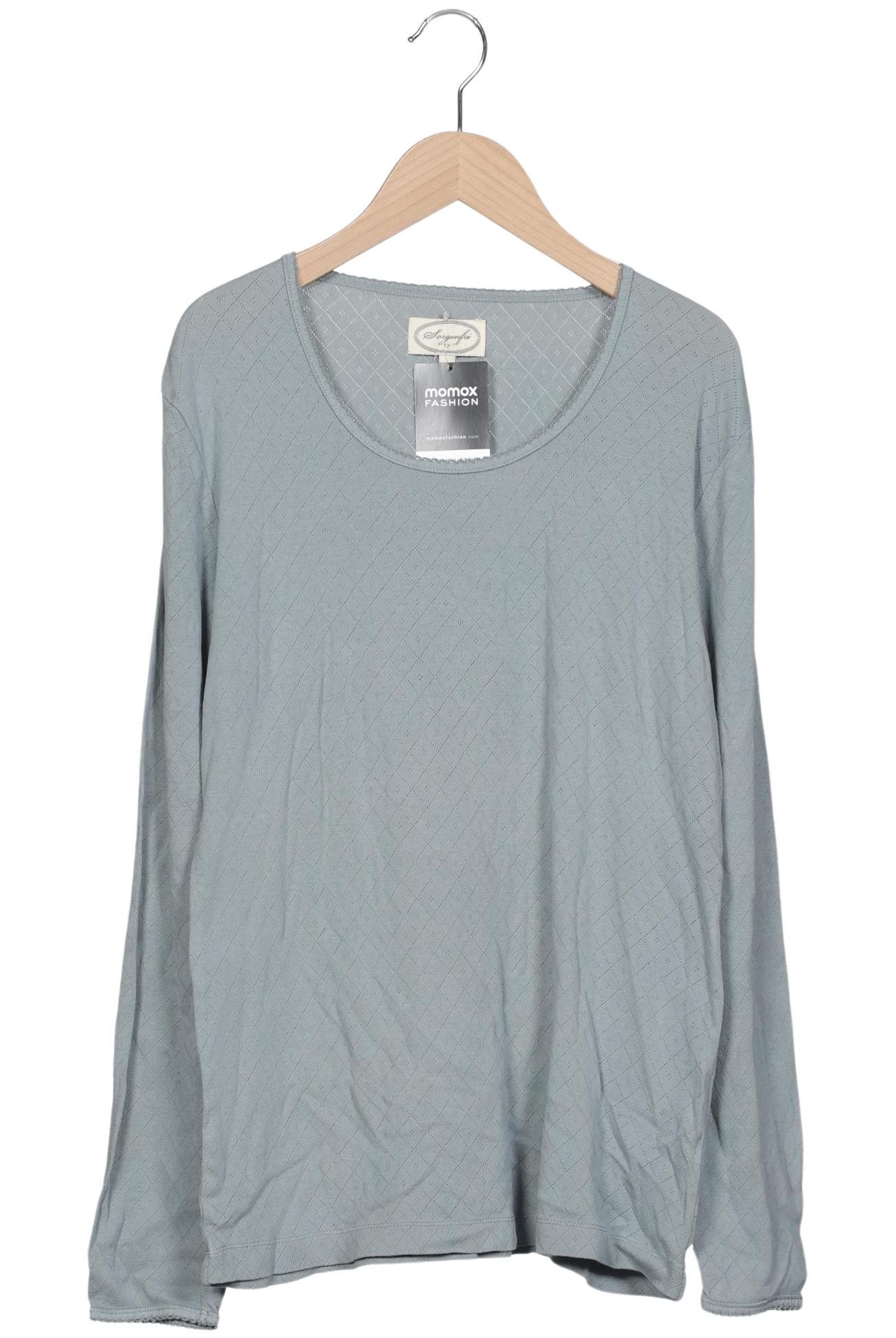 

Sorgenfri Sylt Damen Langarmshirt, hellblau, Gr. 44