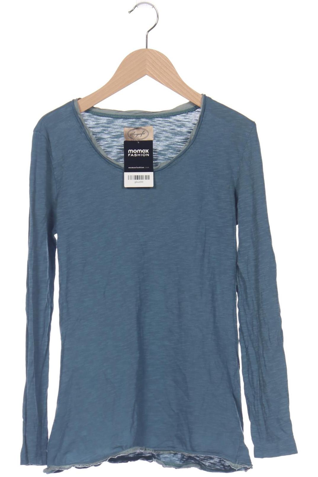 

Sorgenfri Sylt Damen Langarmshirt, türkis, Gr. 38