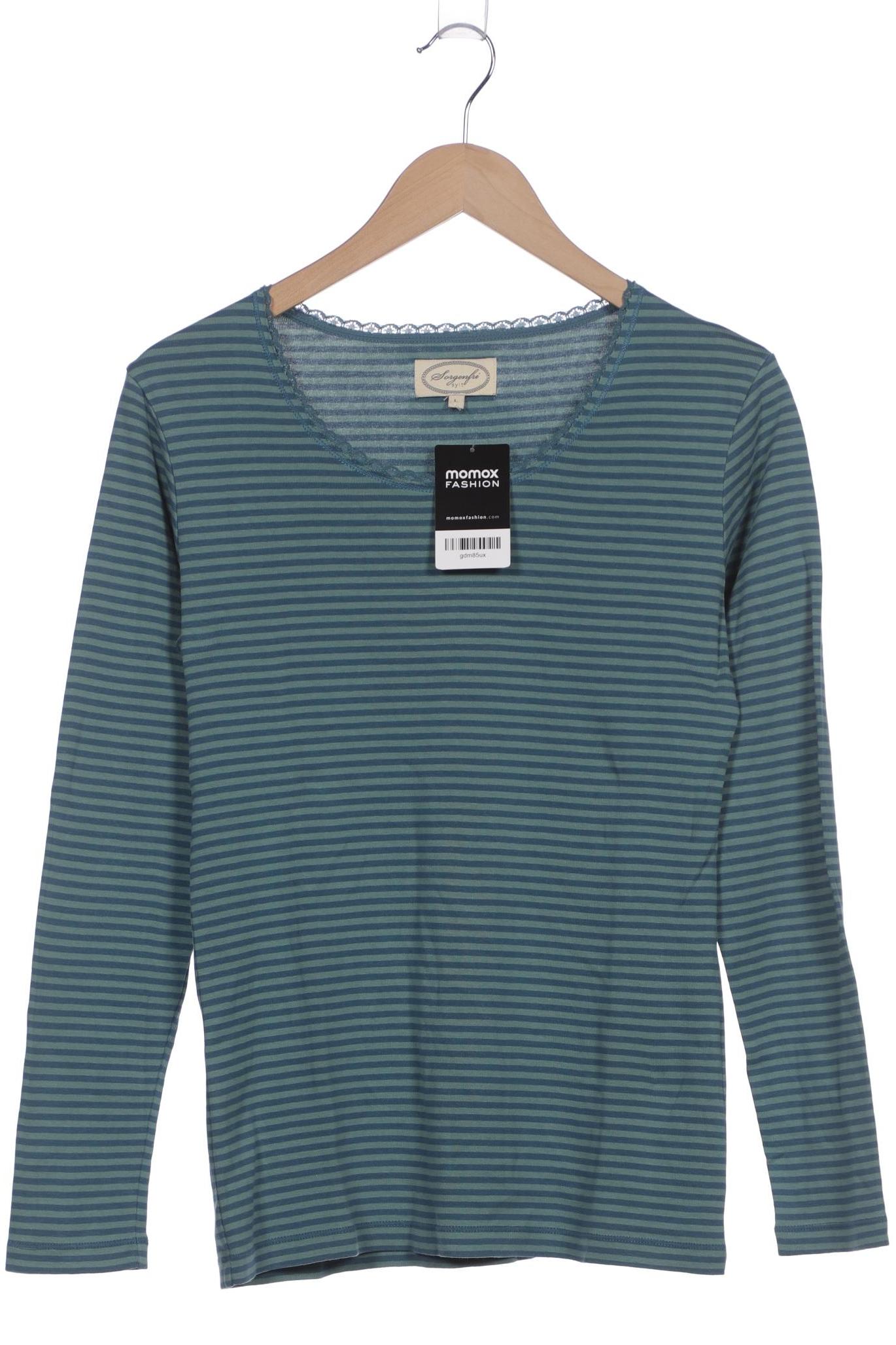 

Sorgenfri Sylt Damen Langarmshirt, türkis, Gr. 42