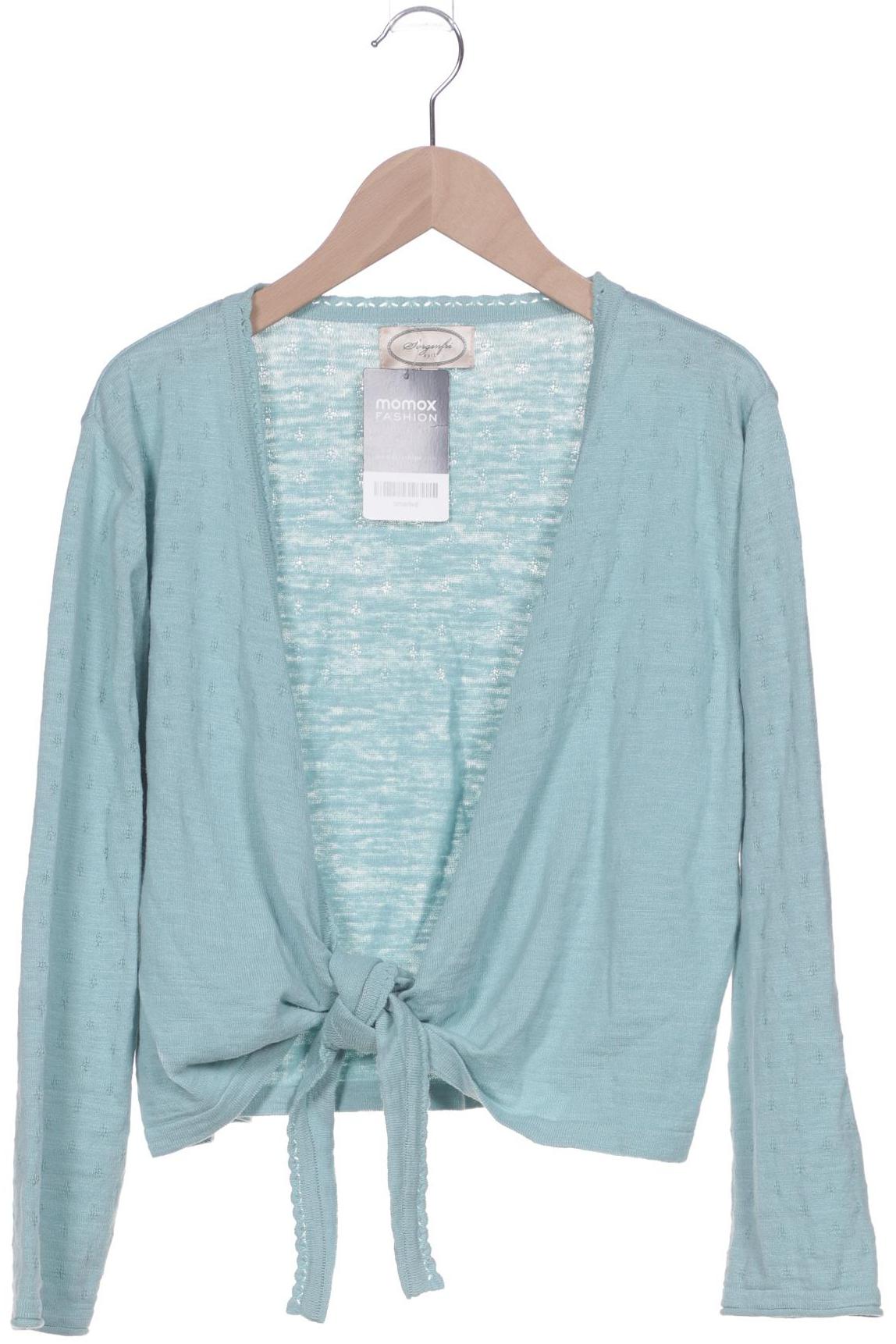 

Sorgenfri Sylt Damen Strickjacke, türkis, Gr. 44