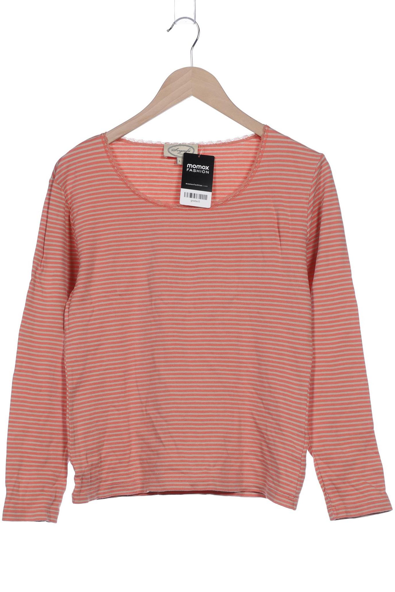 

Sorgenfri Sylt Damen Langarmshirt, orange, Gr. 42