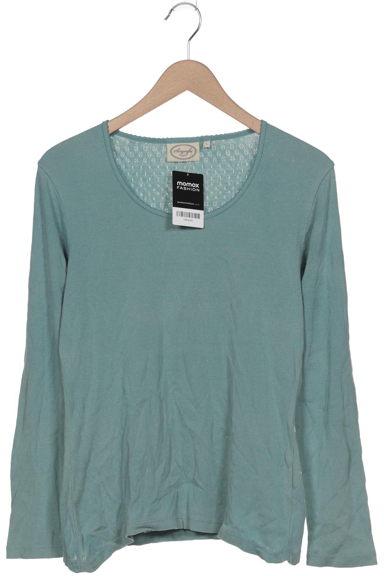 

Sorgenfri Sylt Damen Langarmshirt, türkis, Gr. 42