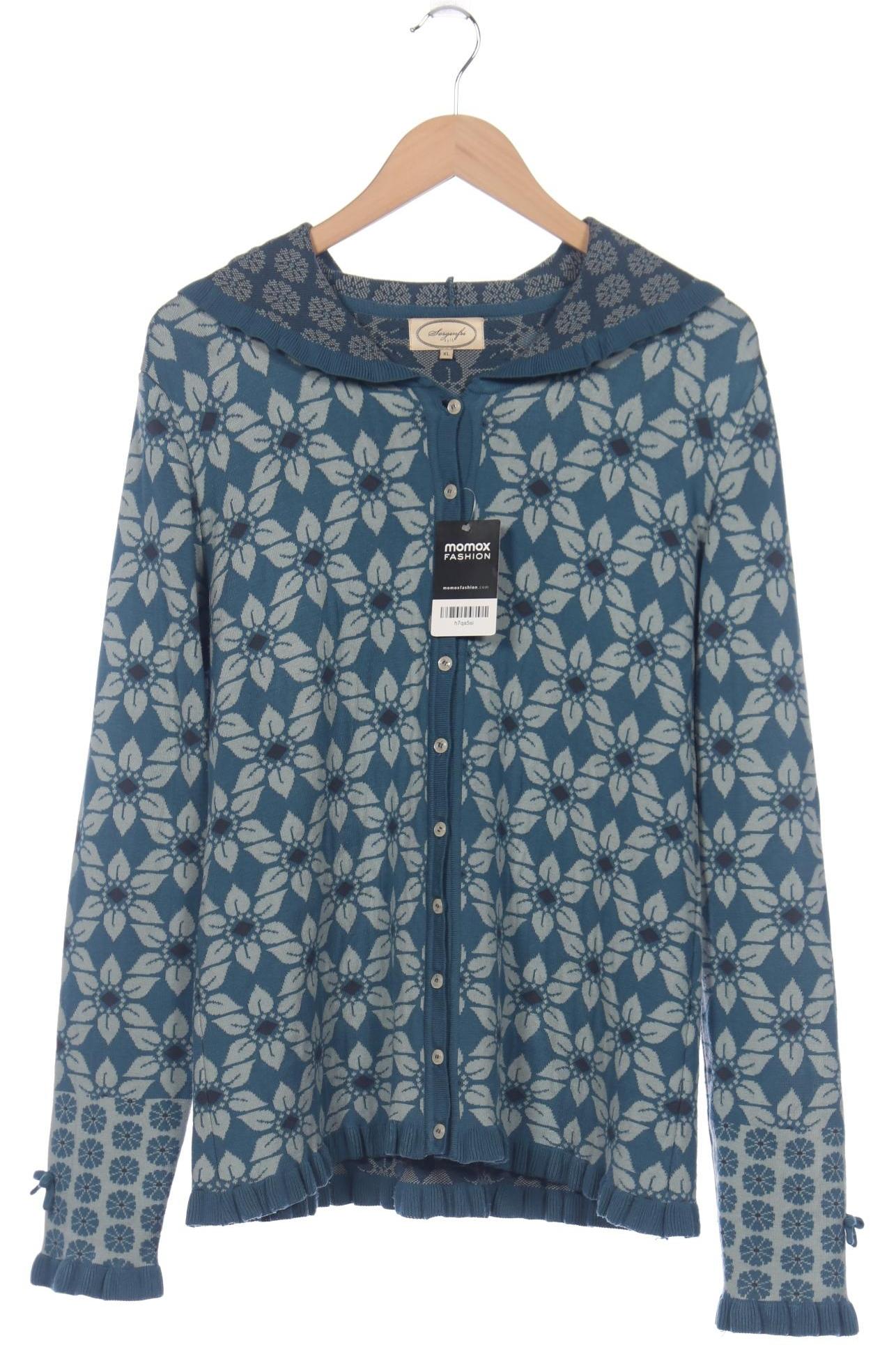 

Sorgenfri Sylt Damen Strickjacke, blau, Gr. 44