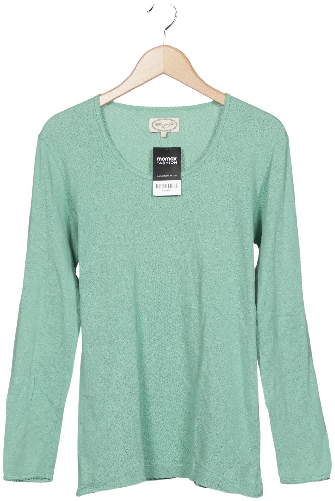 

Sorgenfri Sylt Damen Langarmshirt, hellgrün, Gr. 42