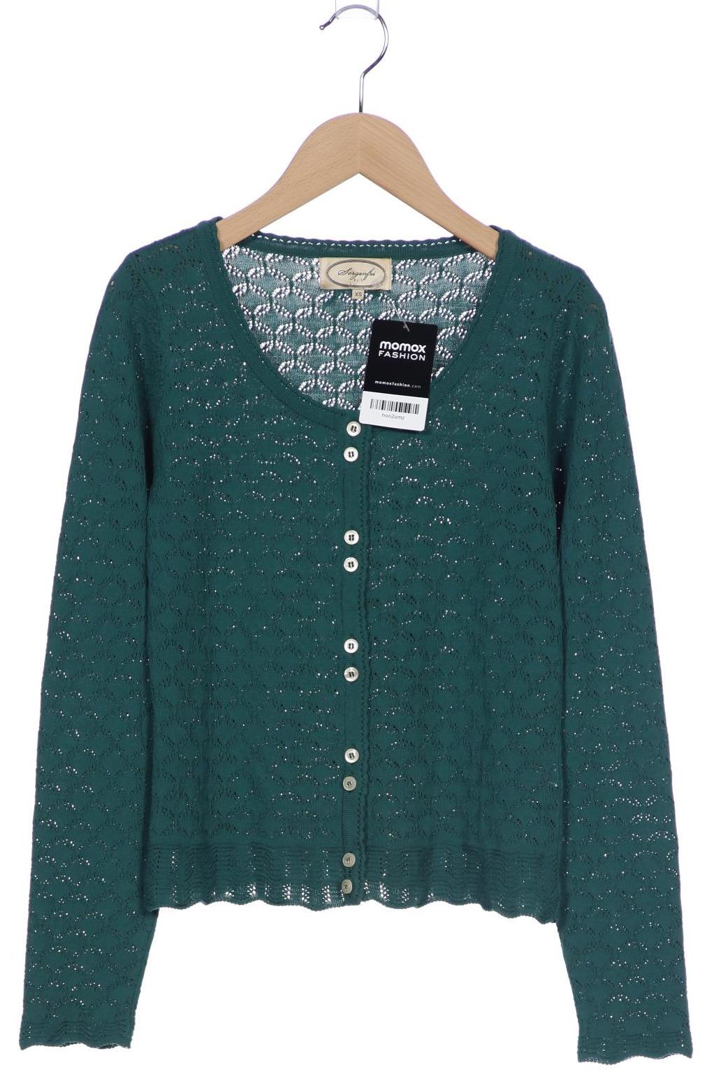 

Sorgenfri Sylt Damen Strickjacke, grün, Gr. 34