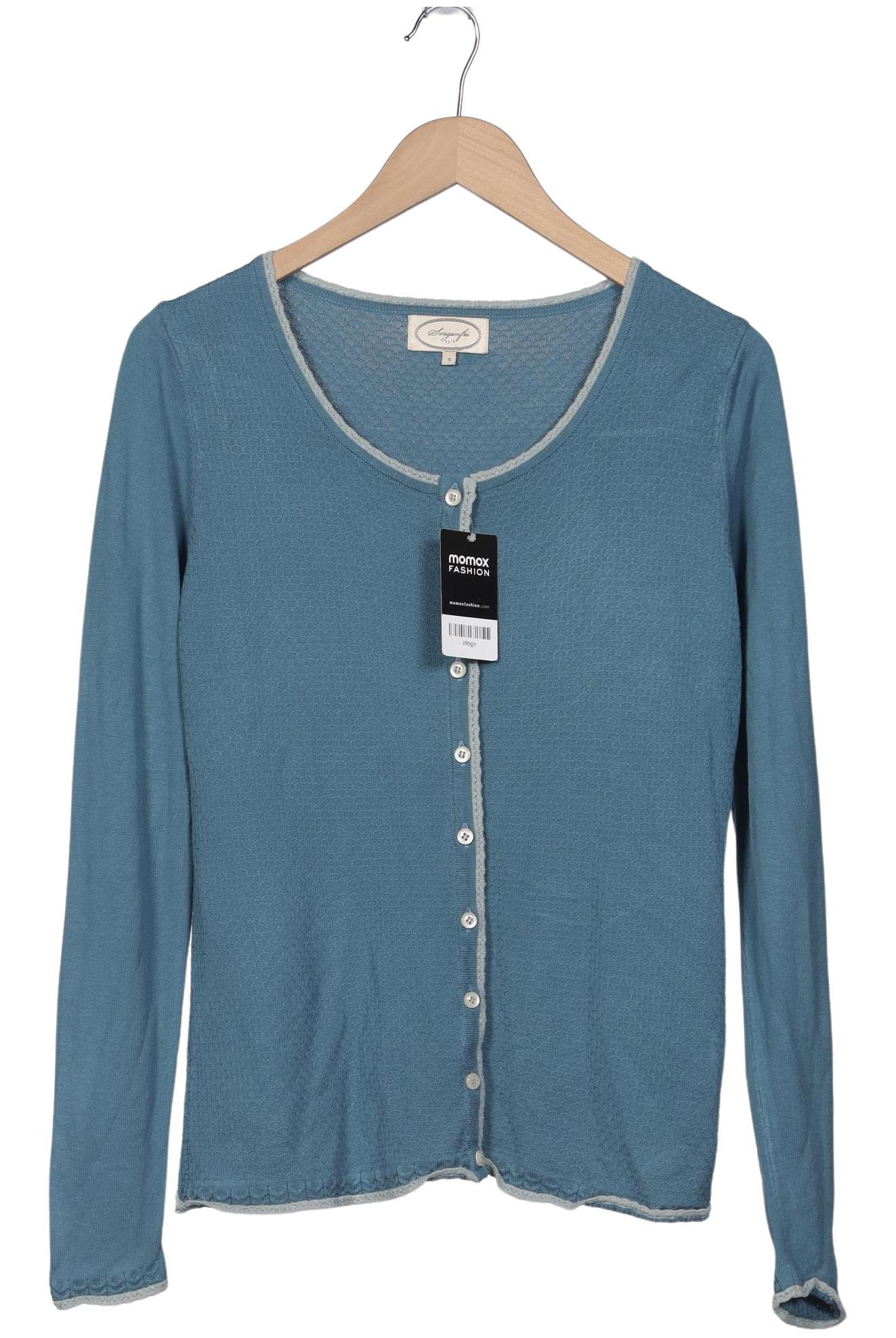 

Sorgenfri Sylt Damen Strickjacke, blau, Gr. 36