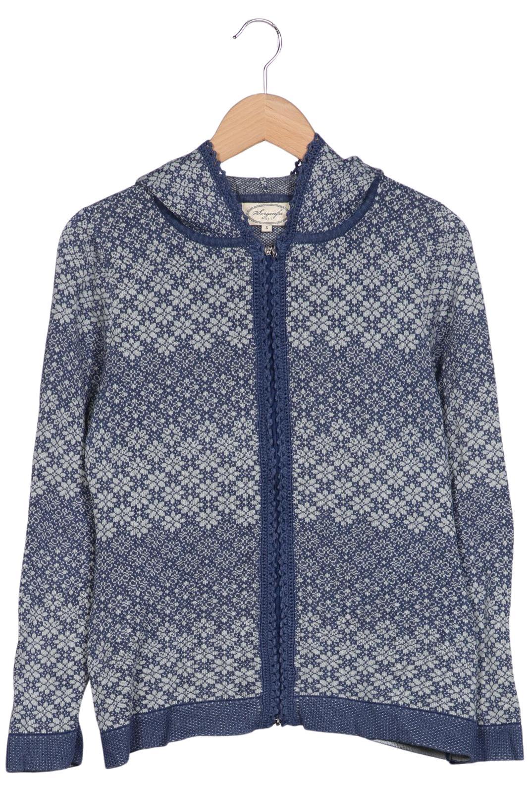 

Sorgenfri Sylt Damen Strickjacke, blau, Gr. 36
