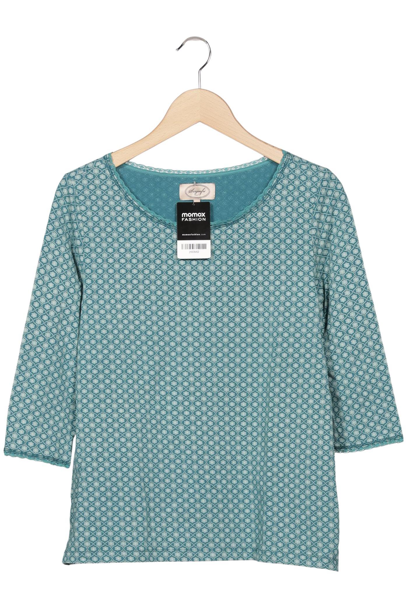 

Sorgenfri Sylt Damen Langarmshirt, türkis, Gr. 42