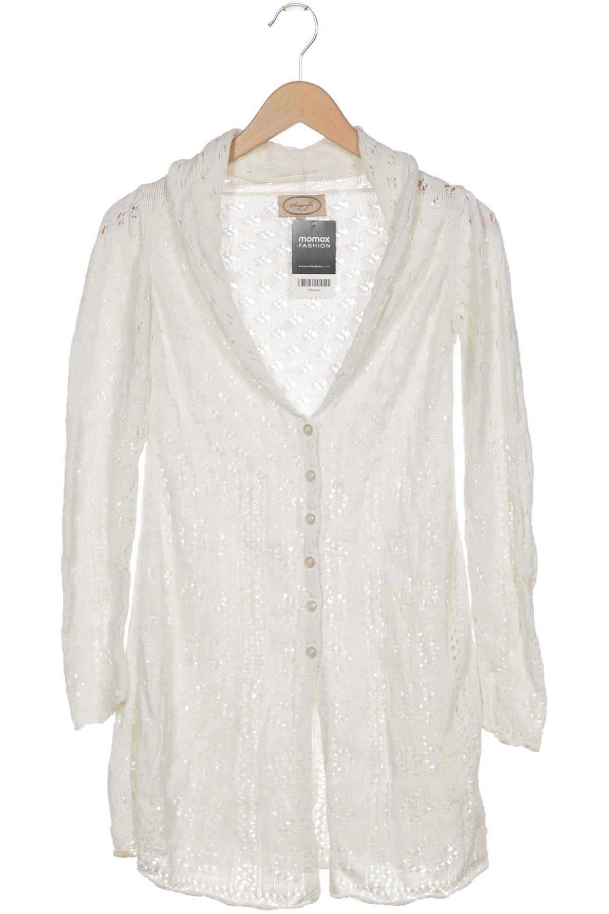 

Sorgenfri Sylt Damen Strickjacke, weiß, Gr. 34