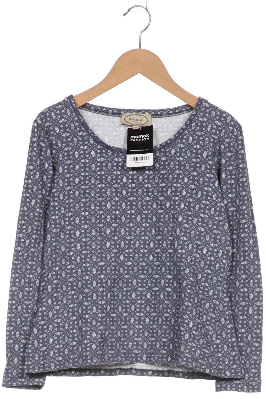 

Sorgenfri Sylt Damen Langarmshirt, blau, Gr. 34