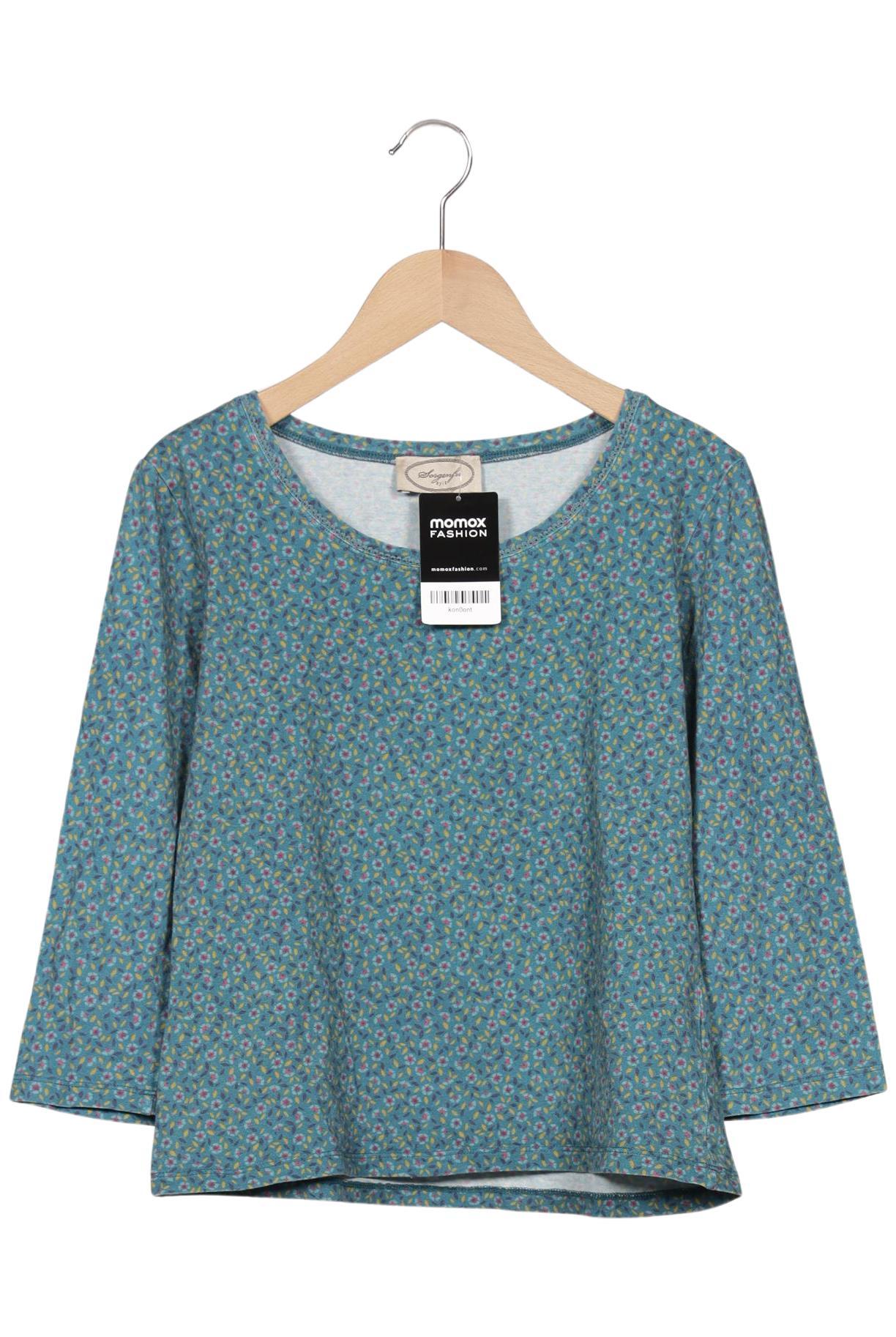 

Sorgenfri Sylt Damen Langarmshirt, hellblau, Gr. 36