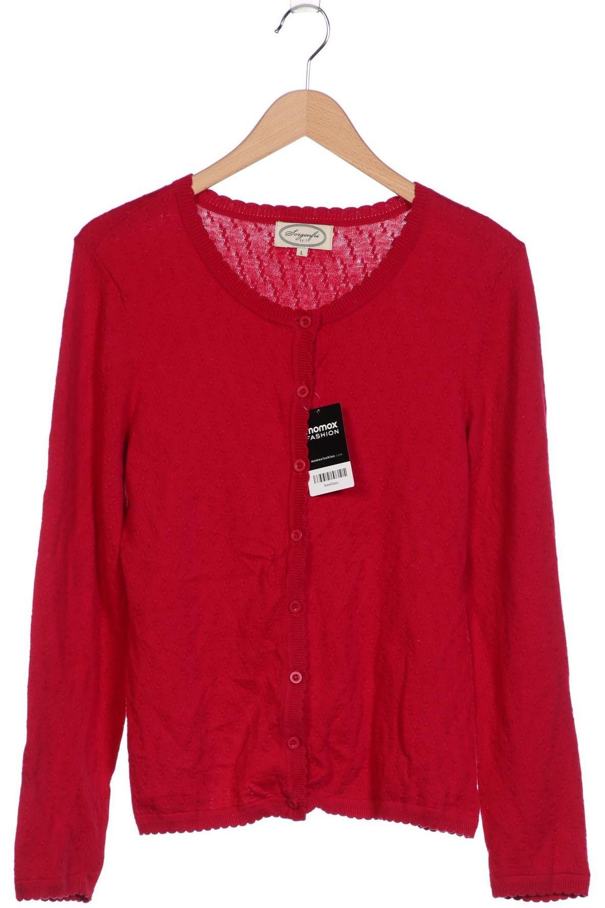 

Sorgenfri Sylt Damen Strickjacke, rot, Gr. 42