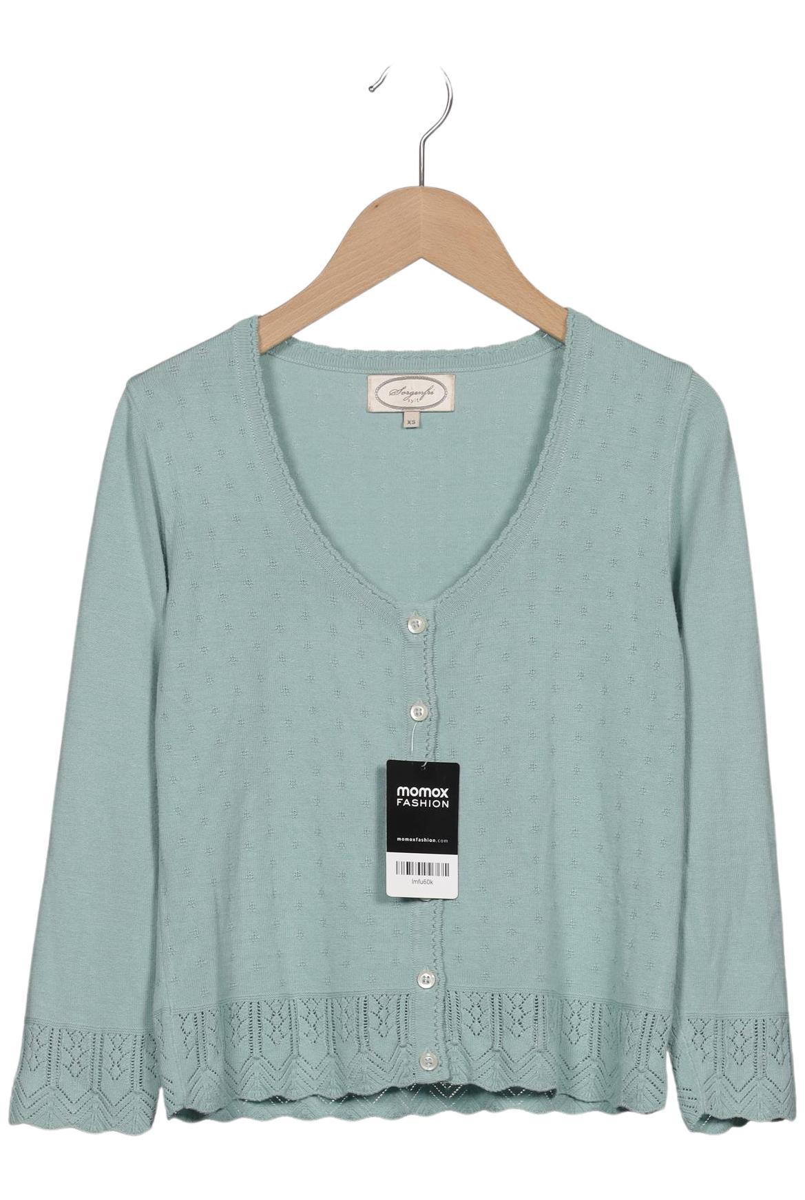 

Sorgenfri Sylt Damen Strickjacke, hellgrün, Gr. 34