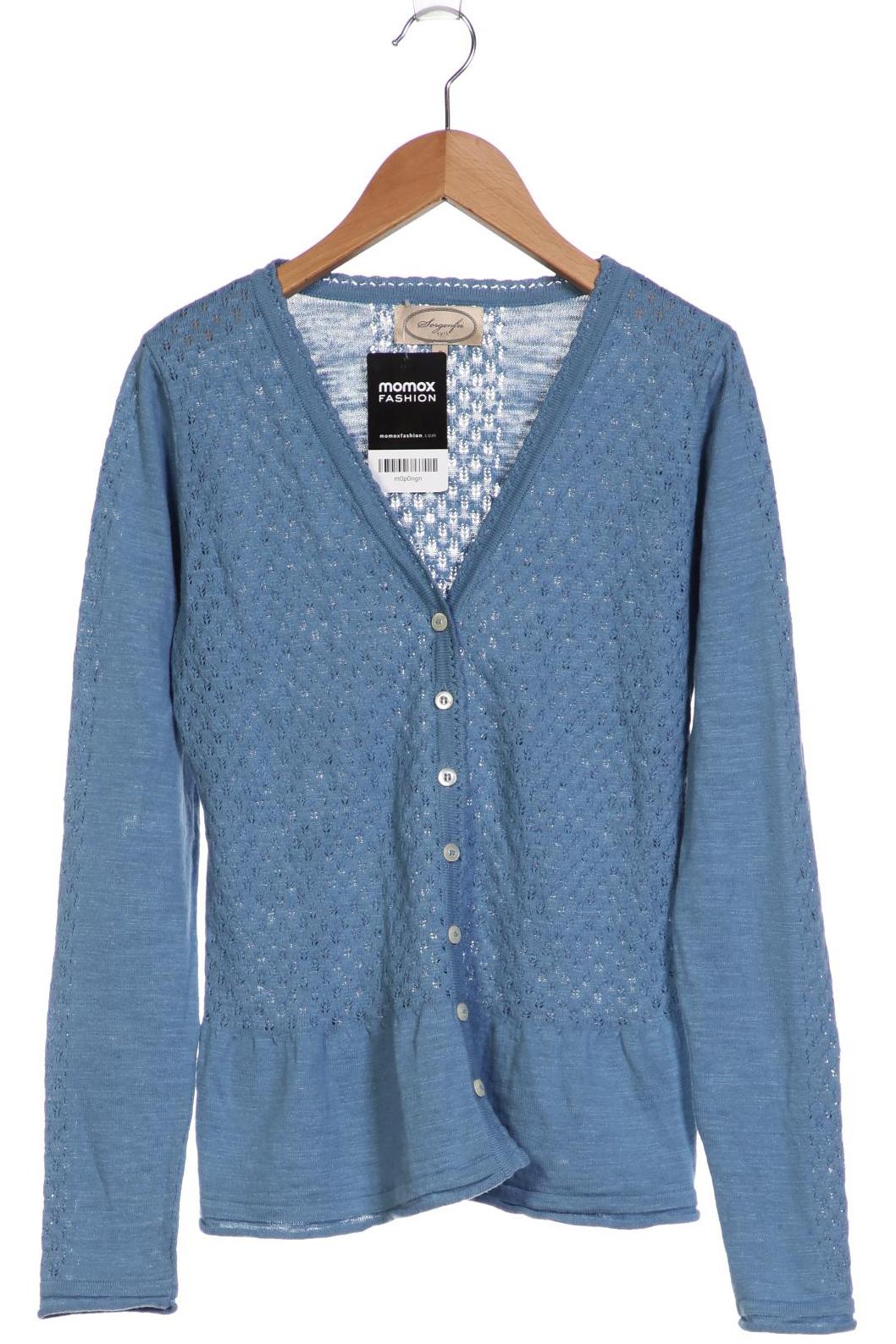 

Sorgenfri Sylt Damen Strickjacke, blau, Gr. 36