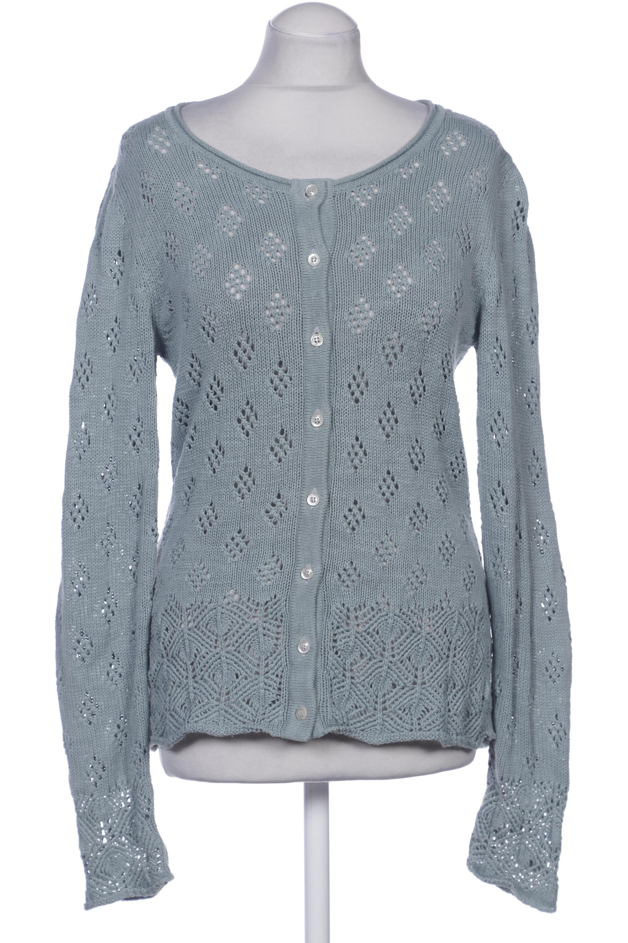 

Sorgenfri Sylt Damen Strickjacke, türkis, Gr. 38