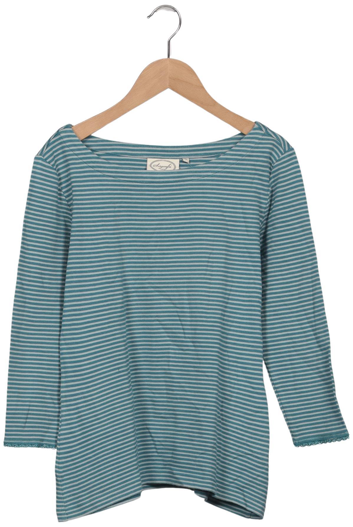 

Sorgenfri Sylt Damen Langarmshirt, türkis, Gr. 38