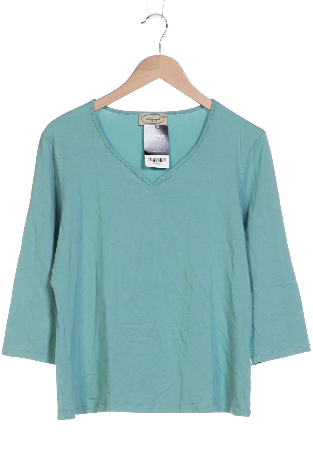 

Sorgenfri Sylt Damen Langarmshirt, türkis, Gr. 46