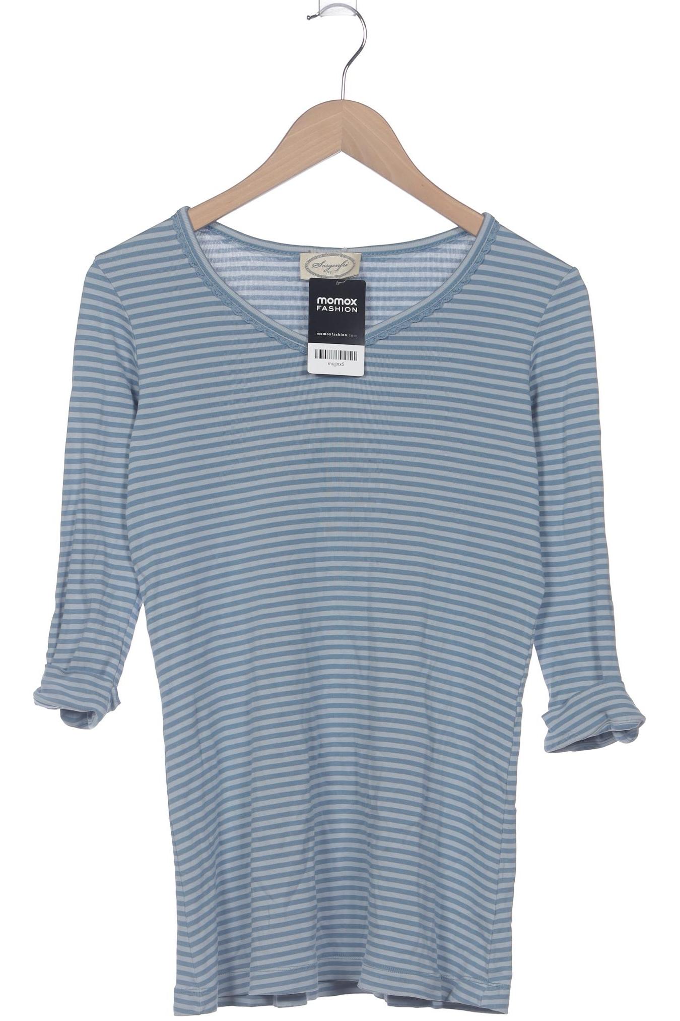 

Sorgenfri Sylt Damen Langarmshirt, hellblau, Gr. 34