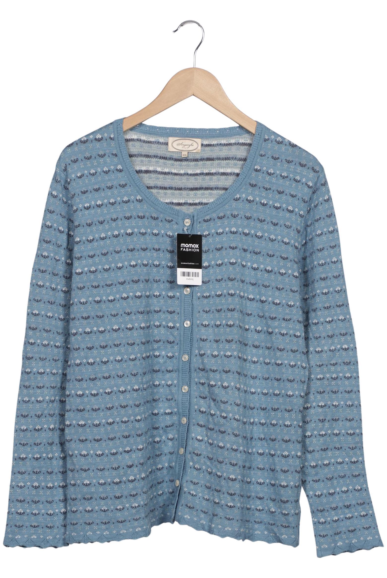 

Sorgenfri Sylt Damen Strickjacke, hellblau, Gr. 46