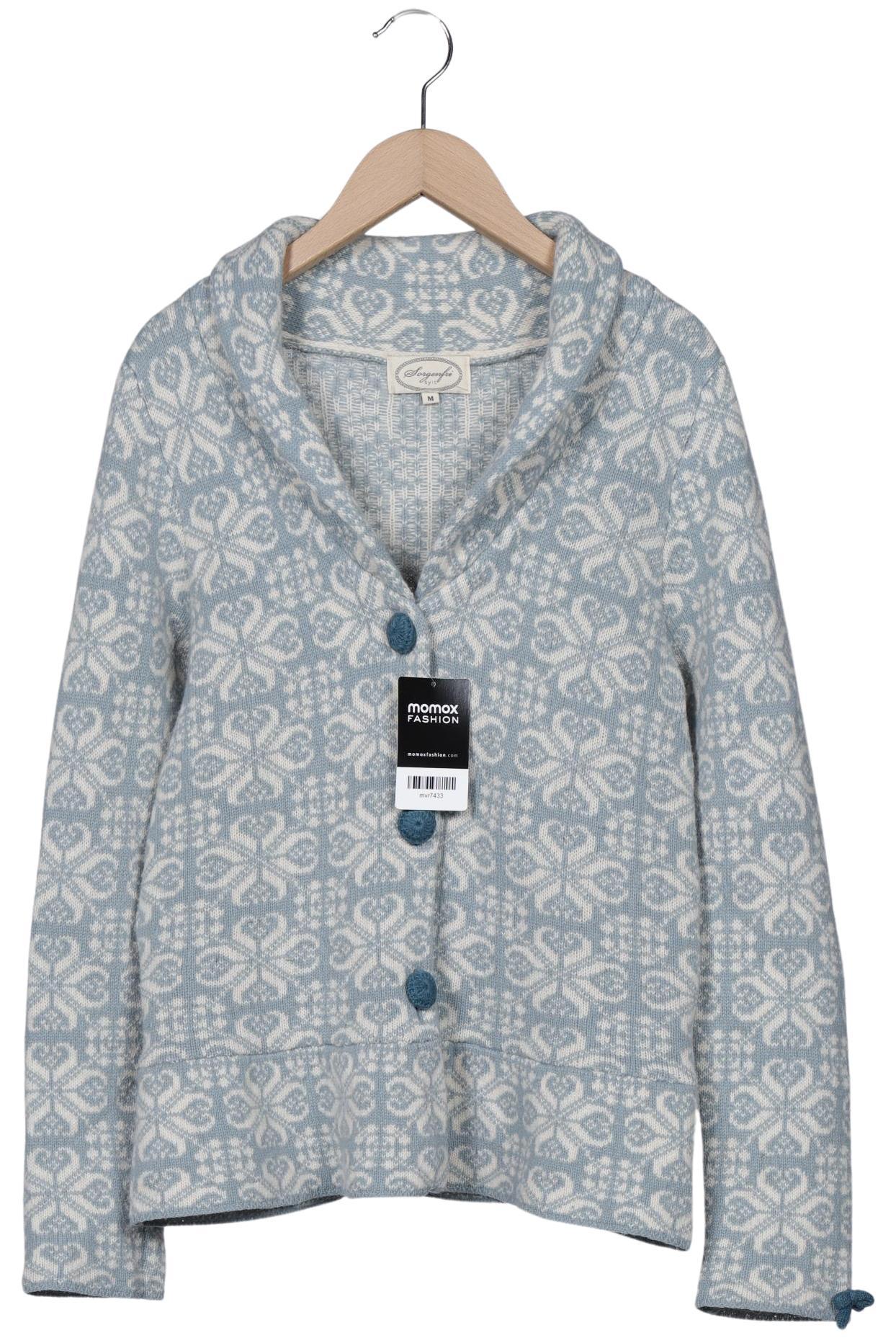 

Sorgenfri Sylt Damen Strickjacke, hellblau, Gr. 38